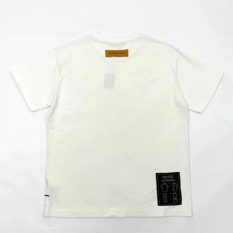 Louis Vuitton Louis Vuitton White Short Sleeve TShirt-2506 Size US M / EU 48-50 / 2 - 2 Thumbnail