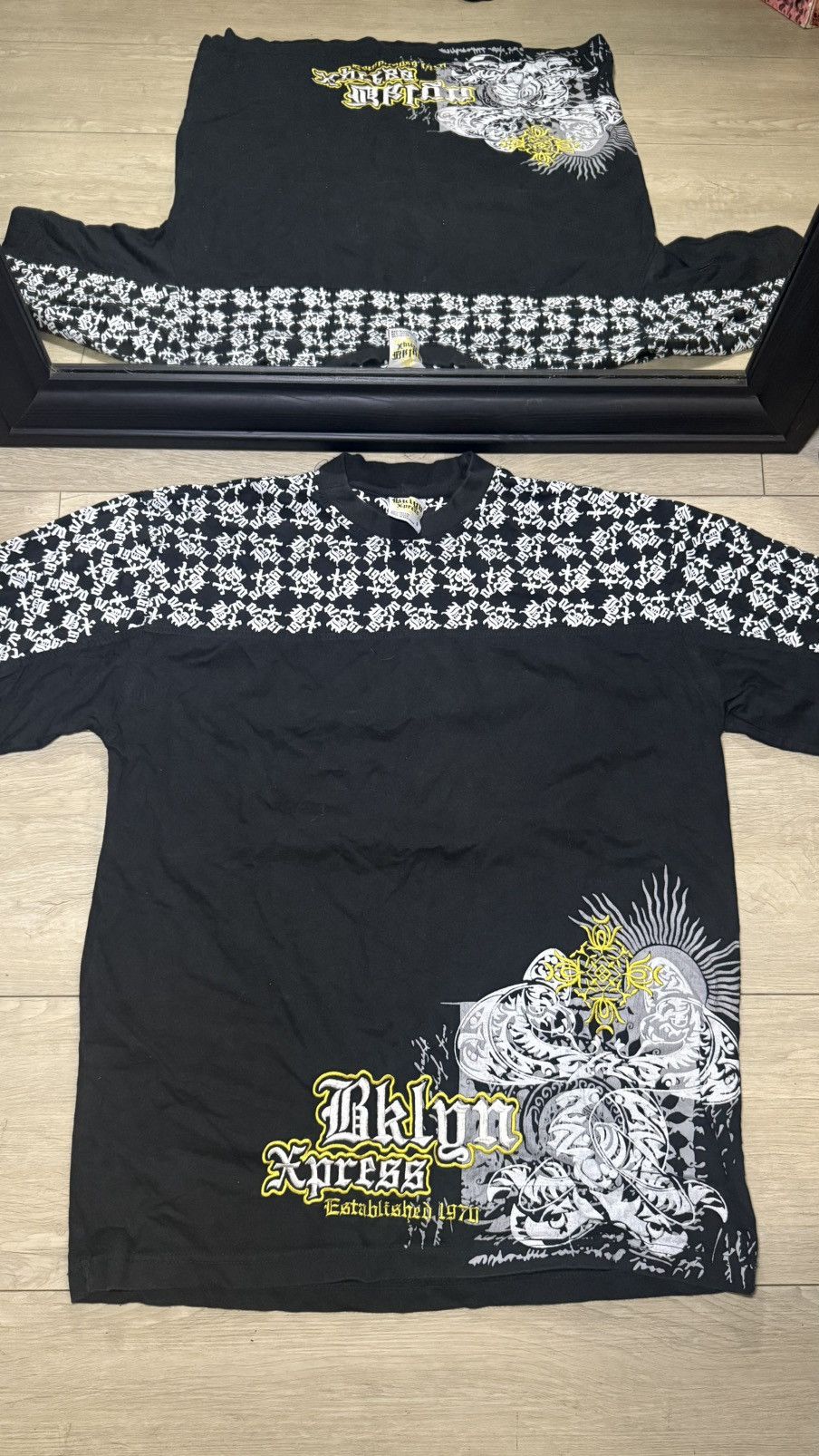Brooklyn Xpress Vintage / Y2K Brooklyn Express All Over Print Embroidered Size US M / EU 48-50 / 2 - 1 Thumbnail