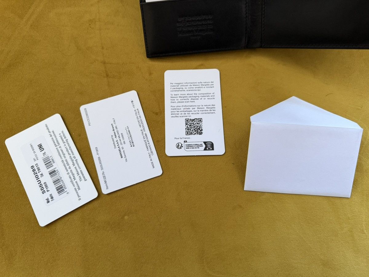 Maison Margiela Four-stitch multi-pocket leather wallet, made in Italy Size ONE SIZE - 24 Thumbnail