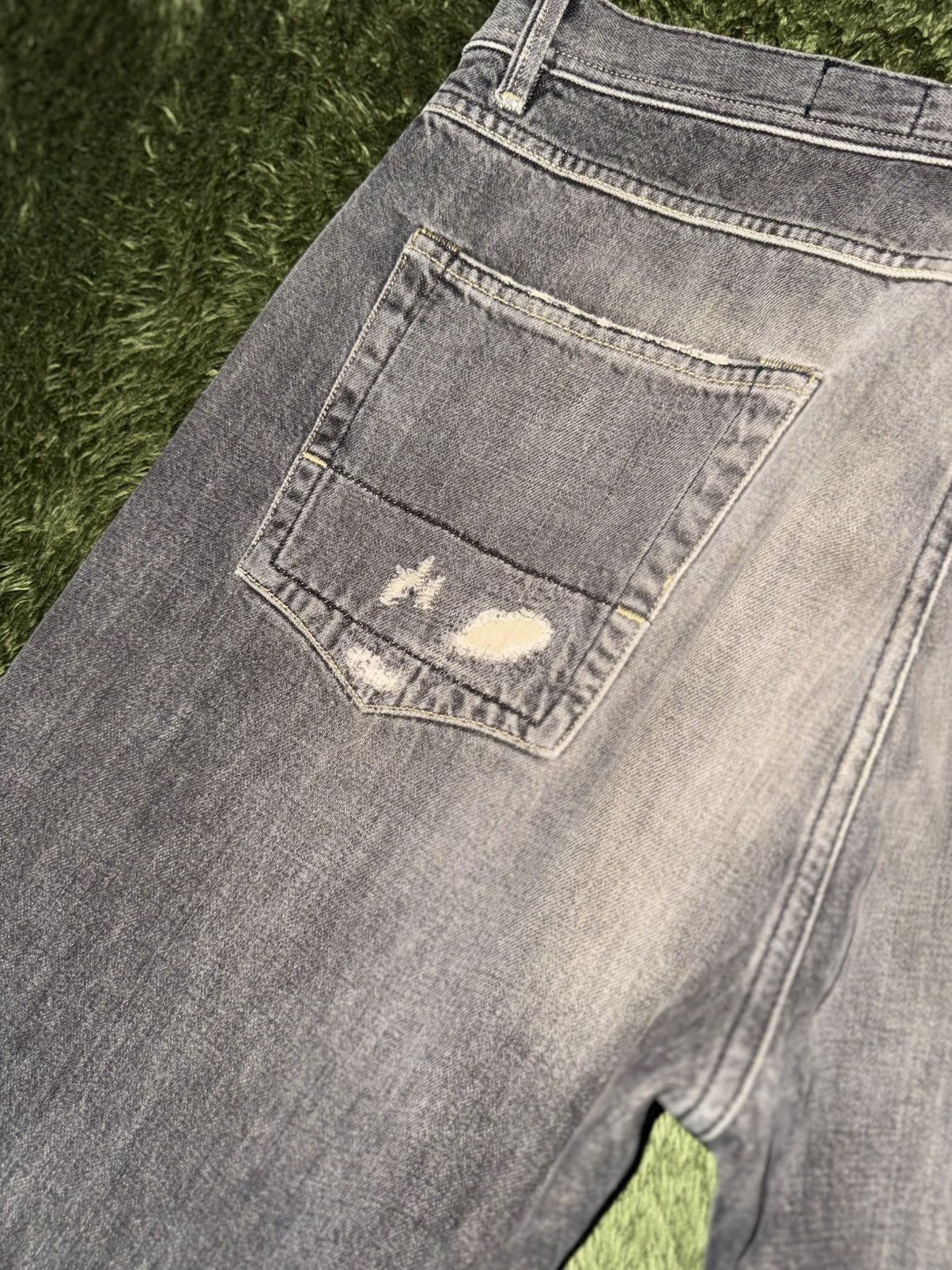 Japanese Brand [34] Spectator Made in Italy 121-003 Distressed Denim Size US 34 / EU 50 - 11 Thumbnail