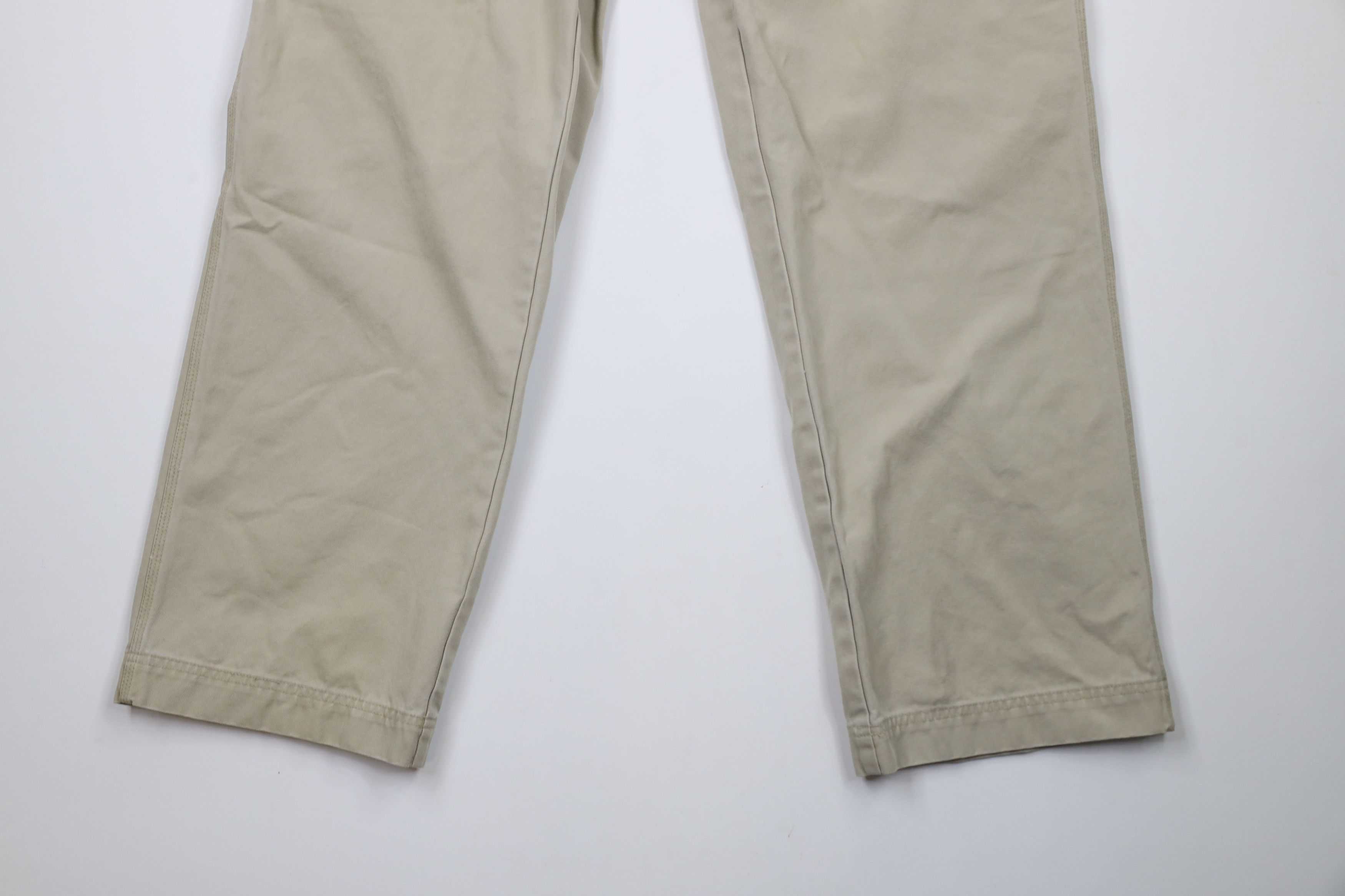 Timberland × Vintage Vintage Timberland Spell Out Wide Leg Canvas Carpenter Pants Size US 38 / EU 54 - 4 Thumbnail