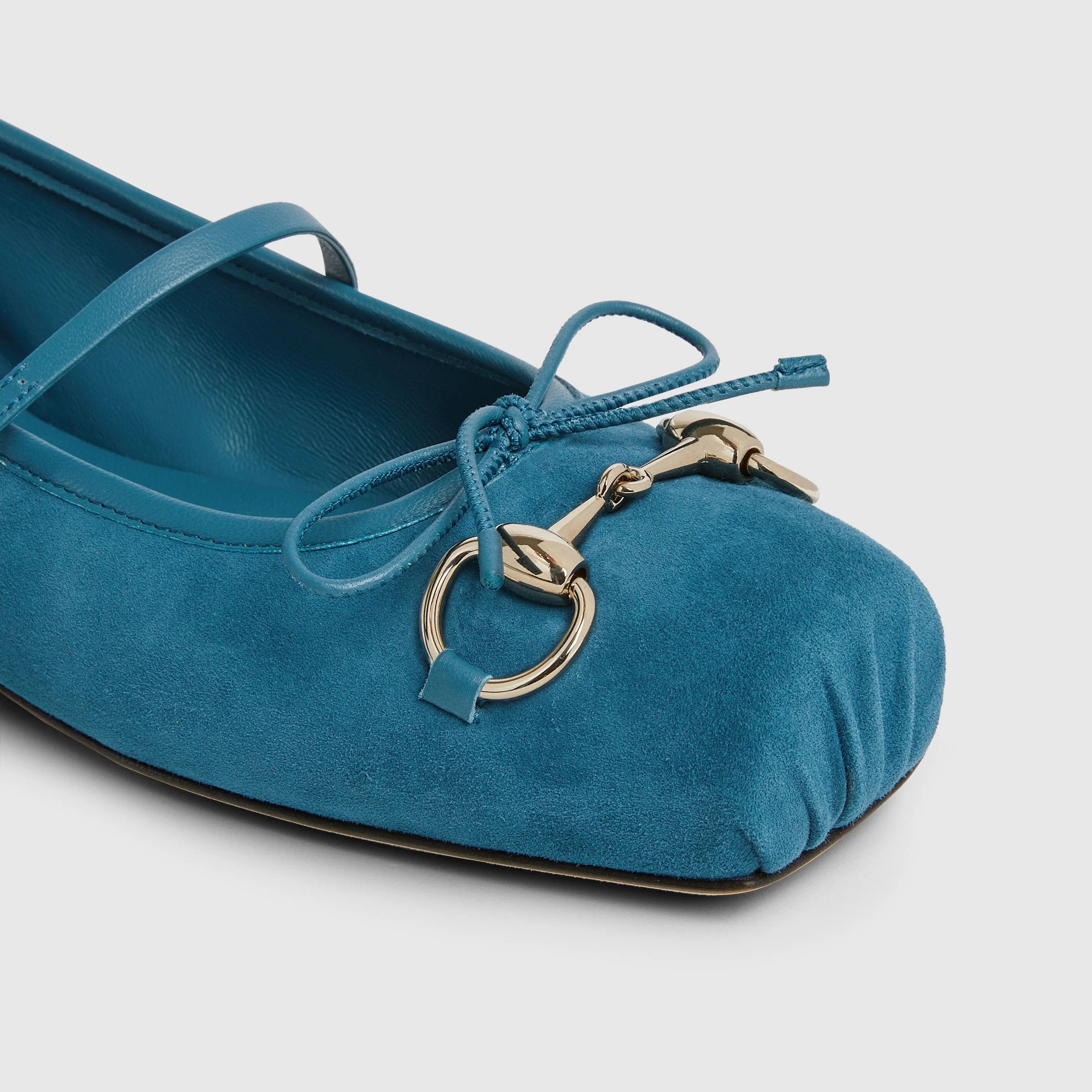 Gucci o1loc1c0326 814413 Women's Gucci Horsebit Ballet Flats Size US 8 / IT 38 - 7 Thumbnail