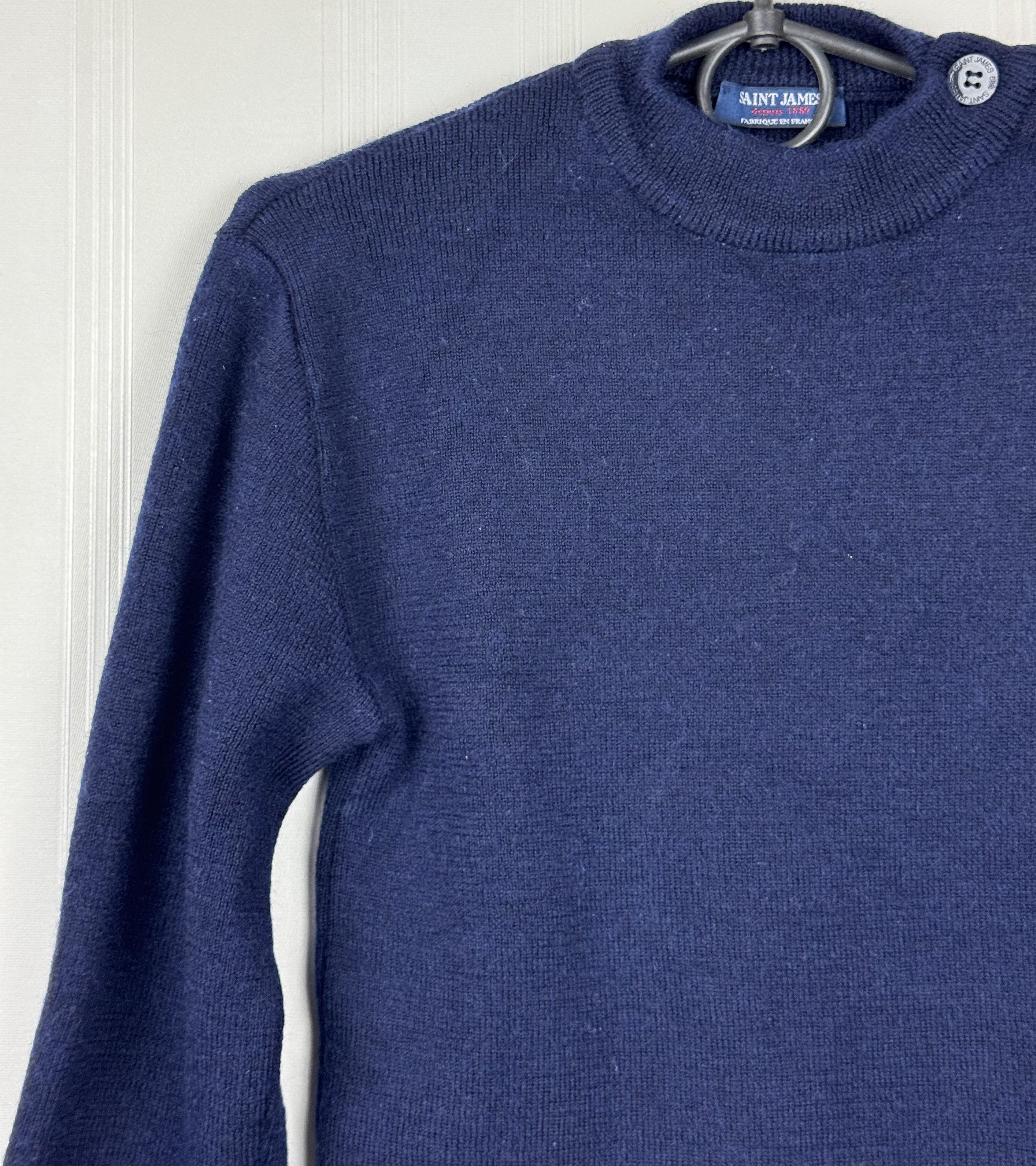 Saint James Saint James Wool Sweater Size 13 Made in France Size ONE SIZE - 3 Thumbnail