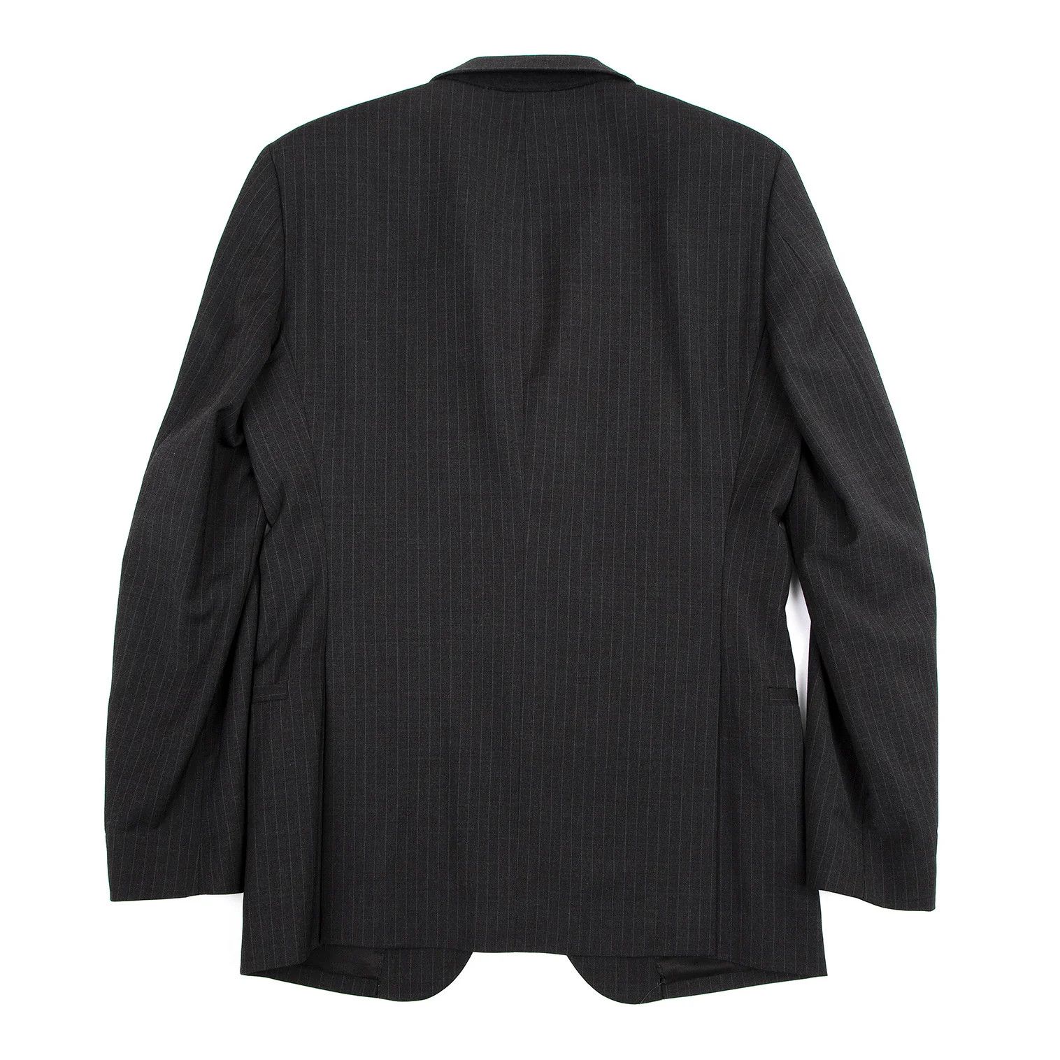Dolce & Gabbana Pinstripe Narrow Lapel Jacket Charcoal Size 44 Size US S / EU 44-46 / 1 - 14 Thumbnail