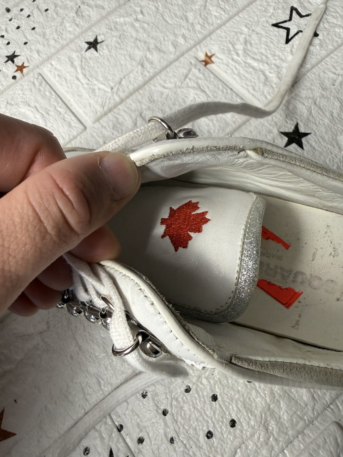 Dsquared2 Dsquared2 US8 UK5.5 EUR39 Sneakers Women's Casual White Size US 8 / IT 38 - 14 Thumbnail