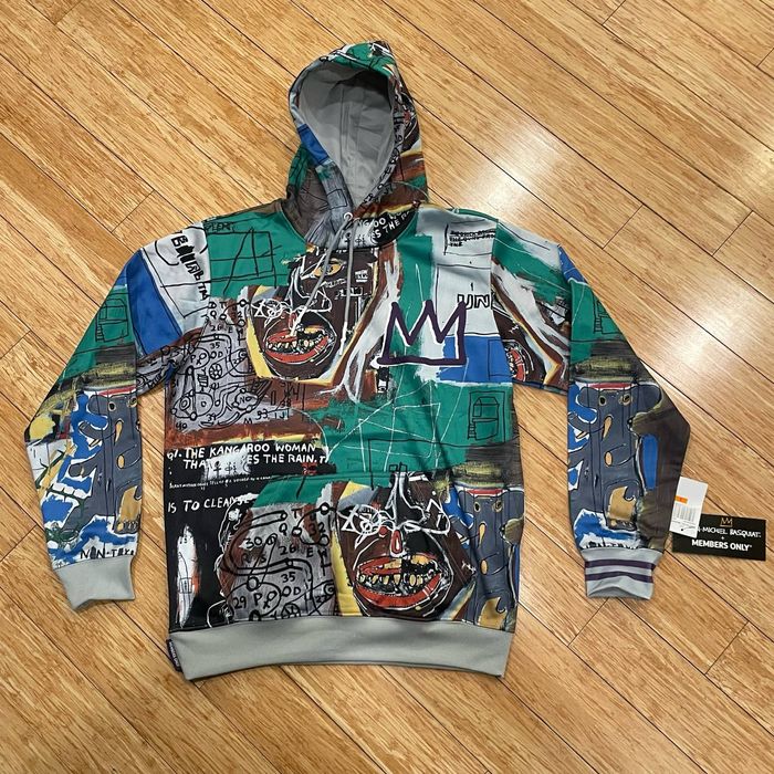 Members Only Jean-Michel Basquiat x Members Only Hoodie NWT artist NYC ...