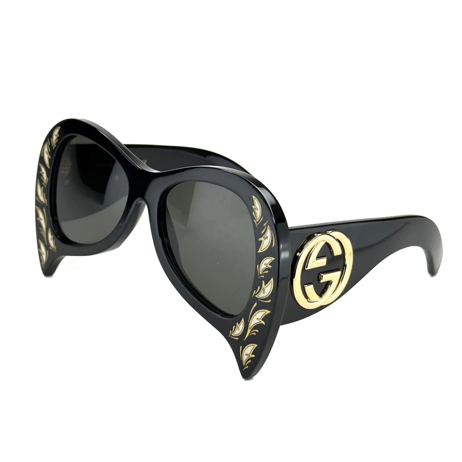 Gucci GUCCI GG0143S HOLLYWOOD FOREVER Mother Of Pearl 0143 002 Size ONE SIZE - 5 Thumbnail