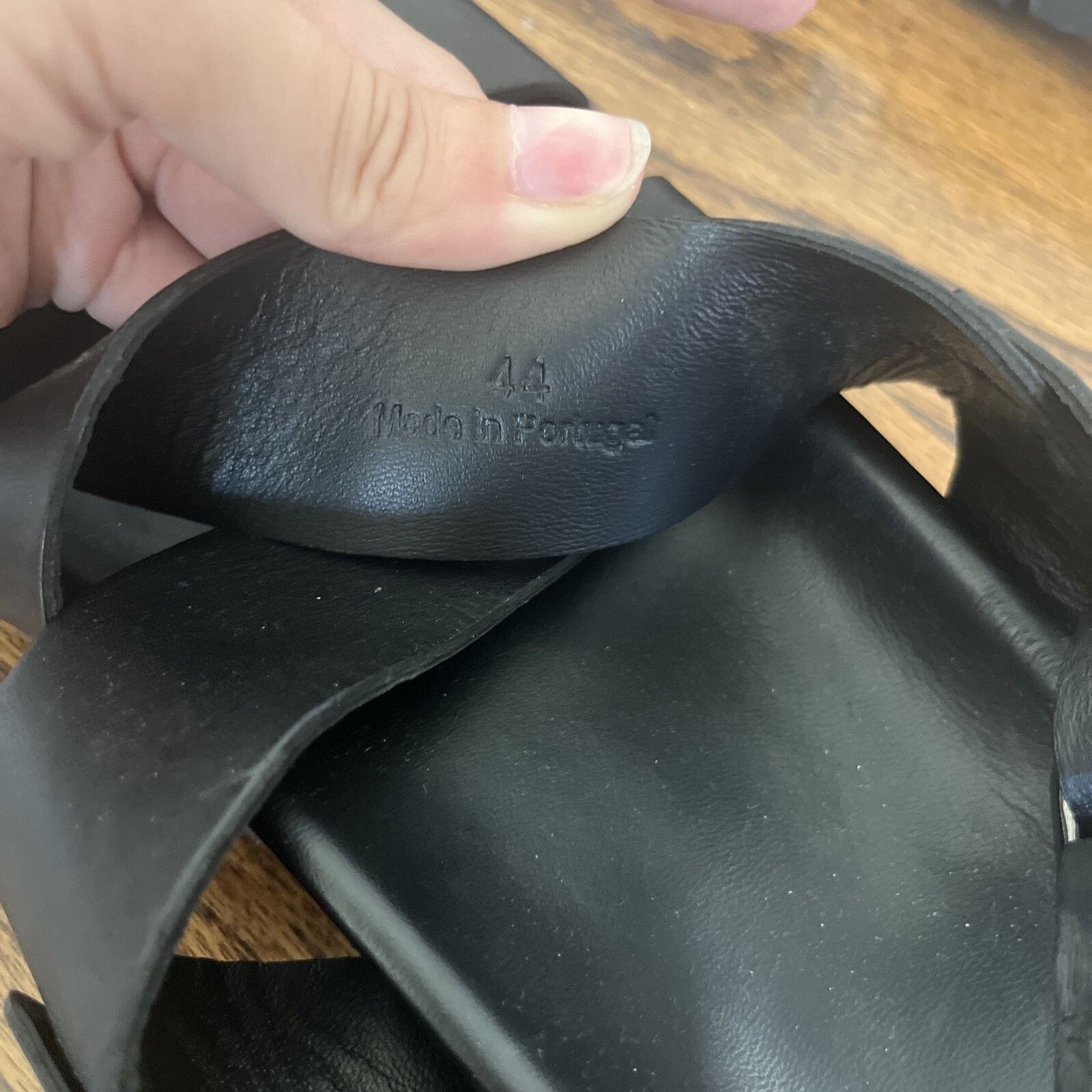 A.P.C. APC Emile Sandals - SIZE 44 Black A.P.C. Size 11 Used 1 Time Size US 11 / EU 44 - 3 Thumbnail