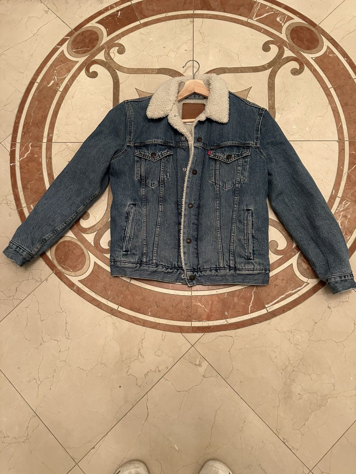 Levi's × Levi's Vintage Clothing × Vintage Levi's Sherpa Lined Trucker Jacket Size US M / EU 48-50 / 2 - 1 Thumbnail