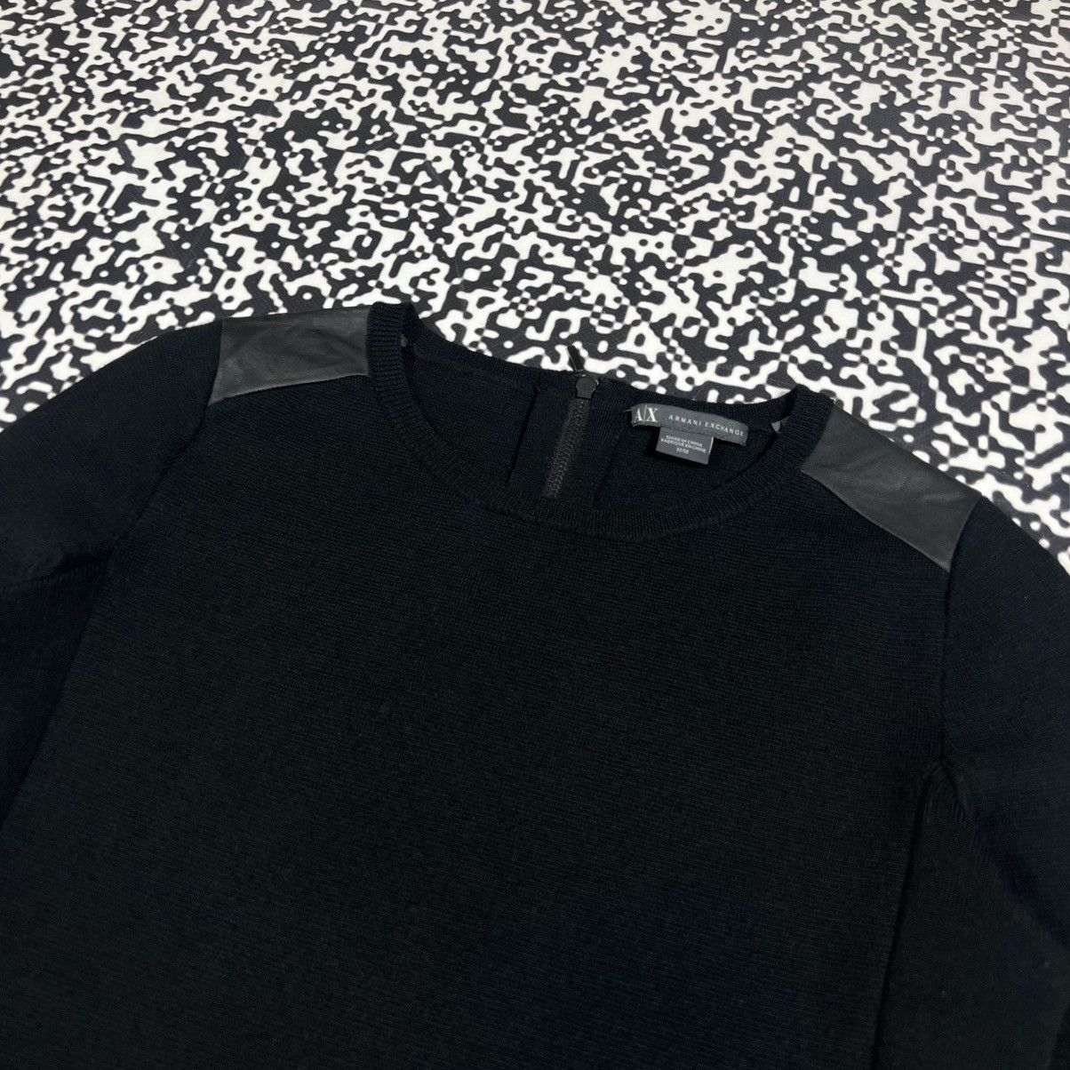 Armani Exchange Vintage Y2K Armani Exchange Wool Midi Dress Casual Style Size M / US 6-8 / IT 42-44 - 5 Thumbnail