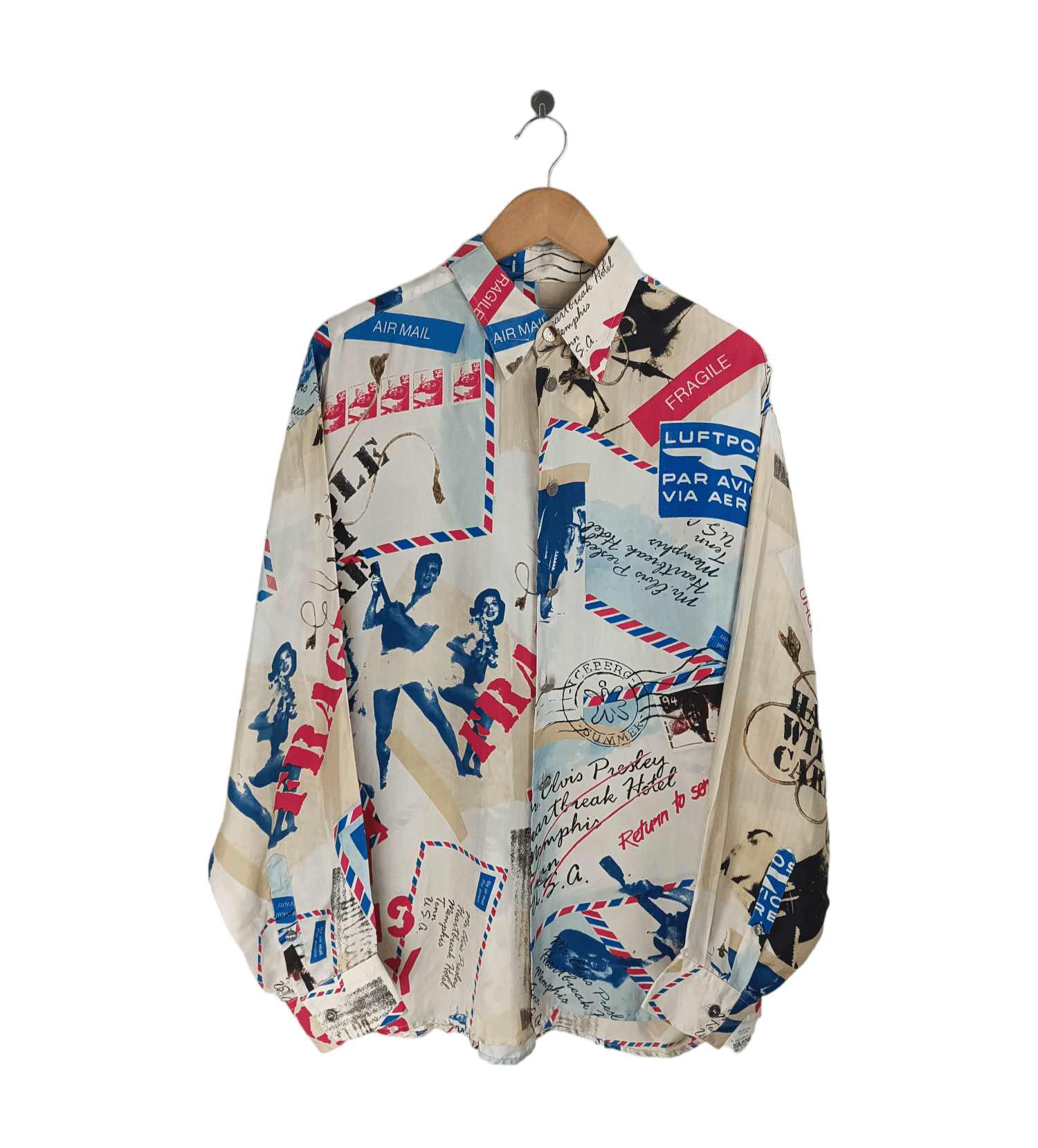 Iceberg RARE🔥VINTAGE 90'S ELVIS PRESLEY ICEBERG OVP SHIRTS Size US XL / EU 56 / 4 - 1 Thumbnail