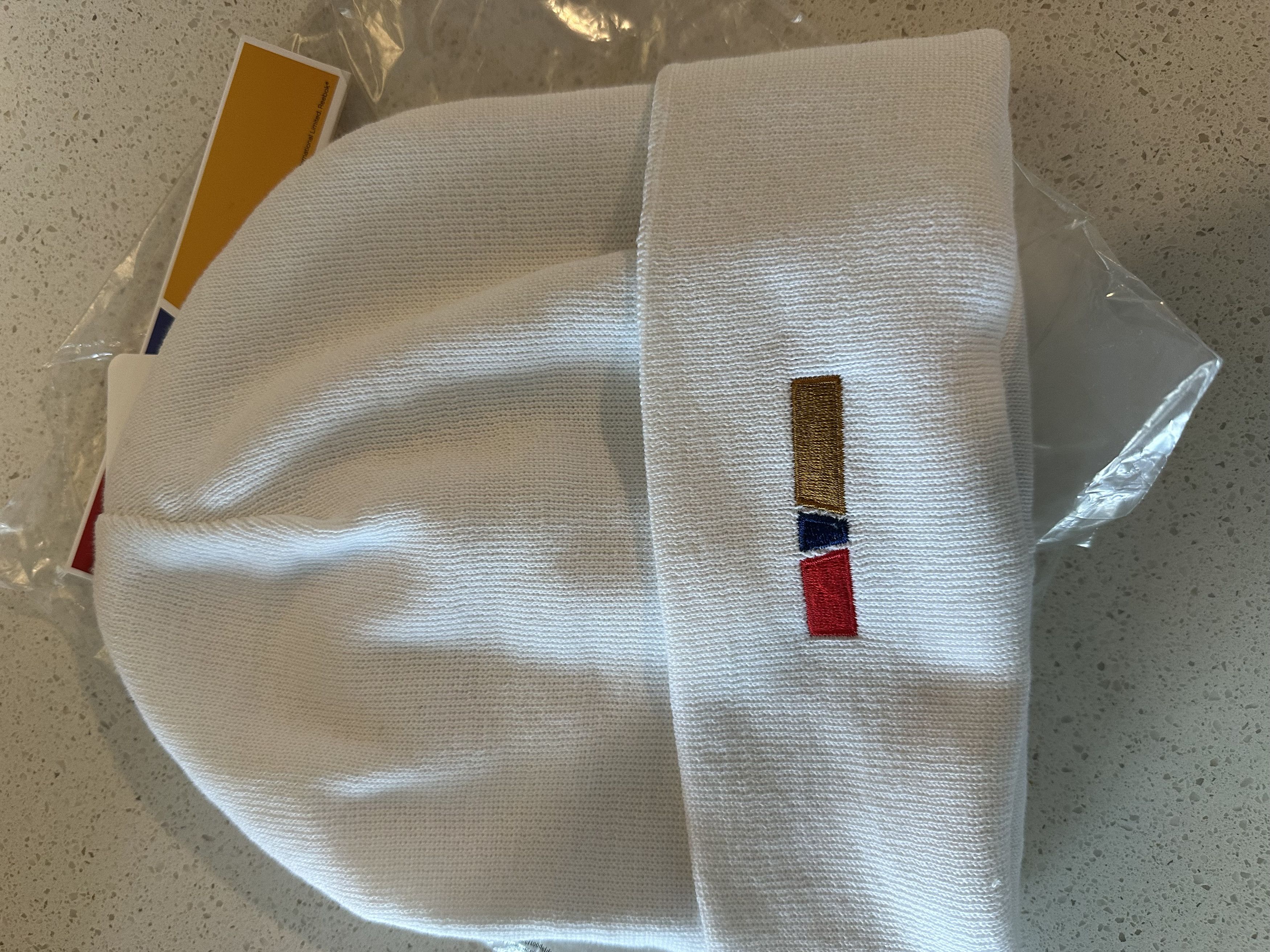 Pyer Moss × Reebok Pyer Moss White Beanie Size ONE SIZE - 1 Thumbnail