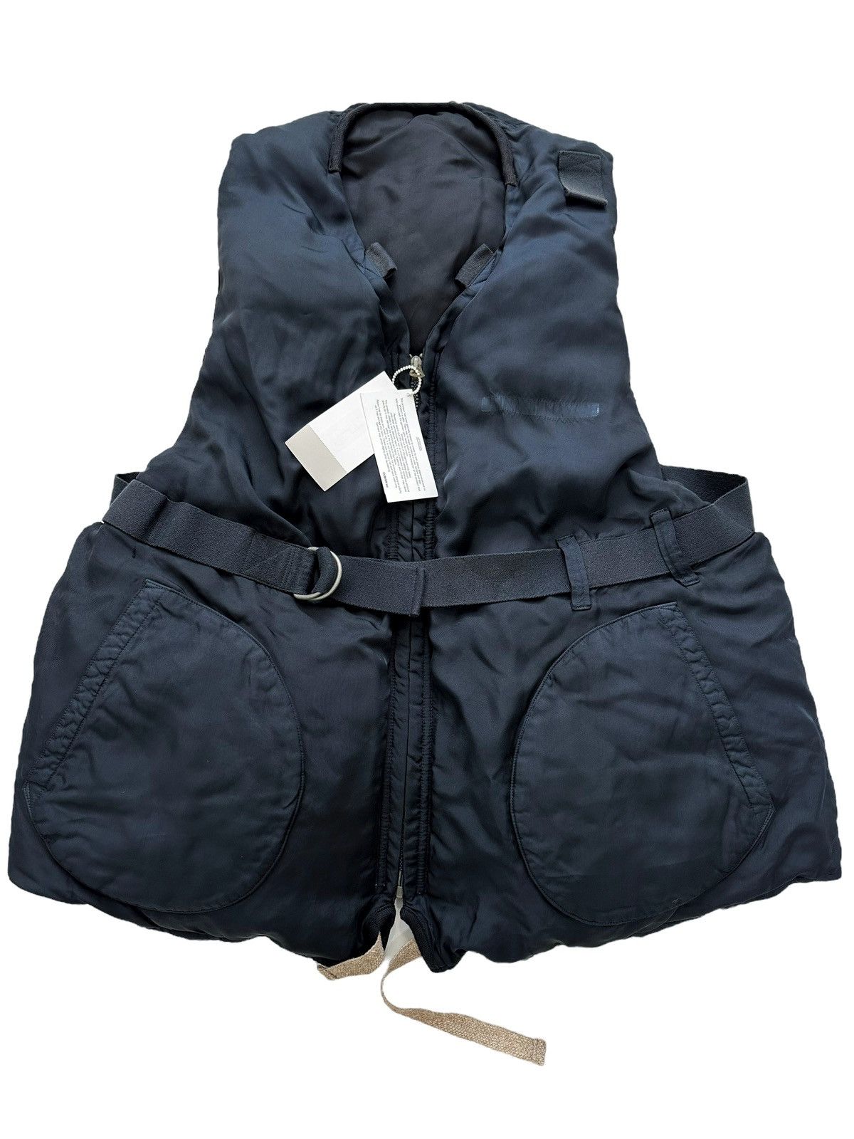 image of Visvim Sz4 22Aw Contrary Dept. Harrier Down Vest Navy, Men's (Size XL)