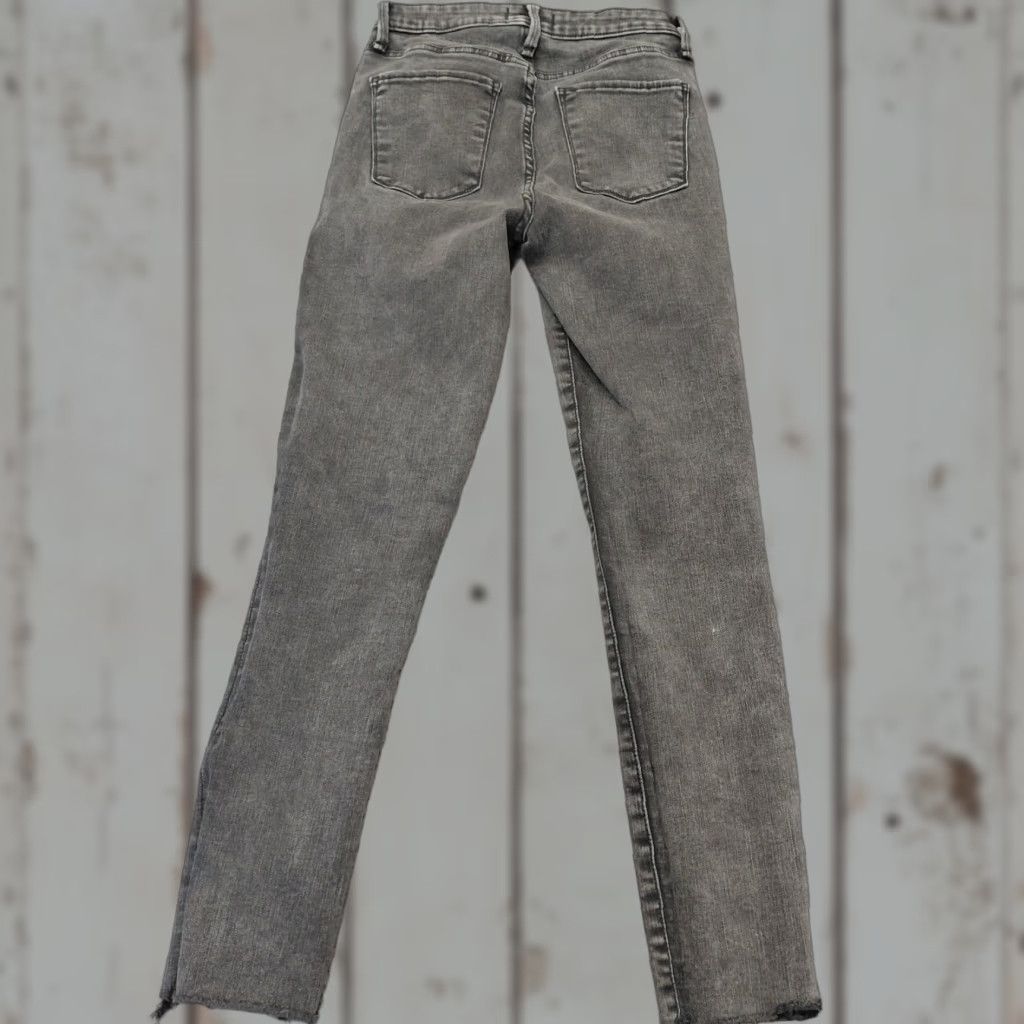 Abercrombie & Fitch Abercrombie & Fitch High Rise Super Skinny Ankle Jeans Women’s 25/0R Black Denim Size 42" / US 20 - 1 Thumbnail