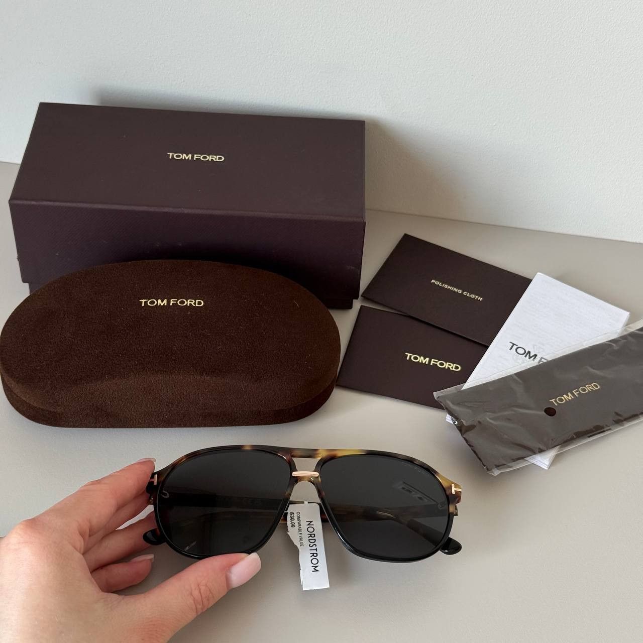 Tom Ford Tom Ford TF1026 05A Bruce Aviator Sunglasses Unisex Size ONE SIZE - 2 Thumbnail