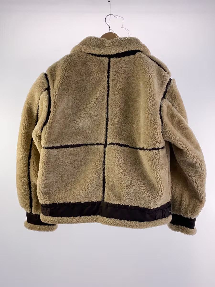 Avirex Avirex Plain Polyester Boa Jacket Beige Size US XL / EU 56 / 4 - 2 Thumbnail