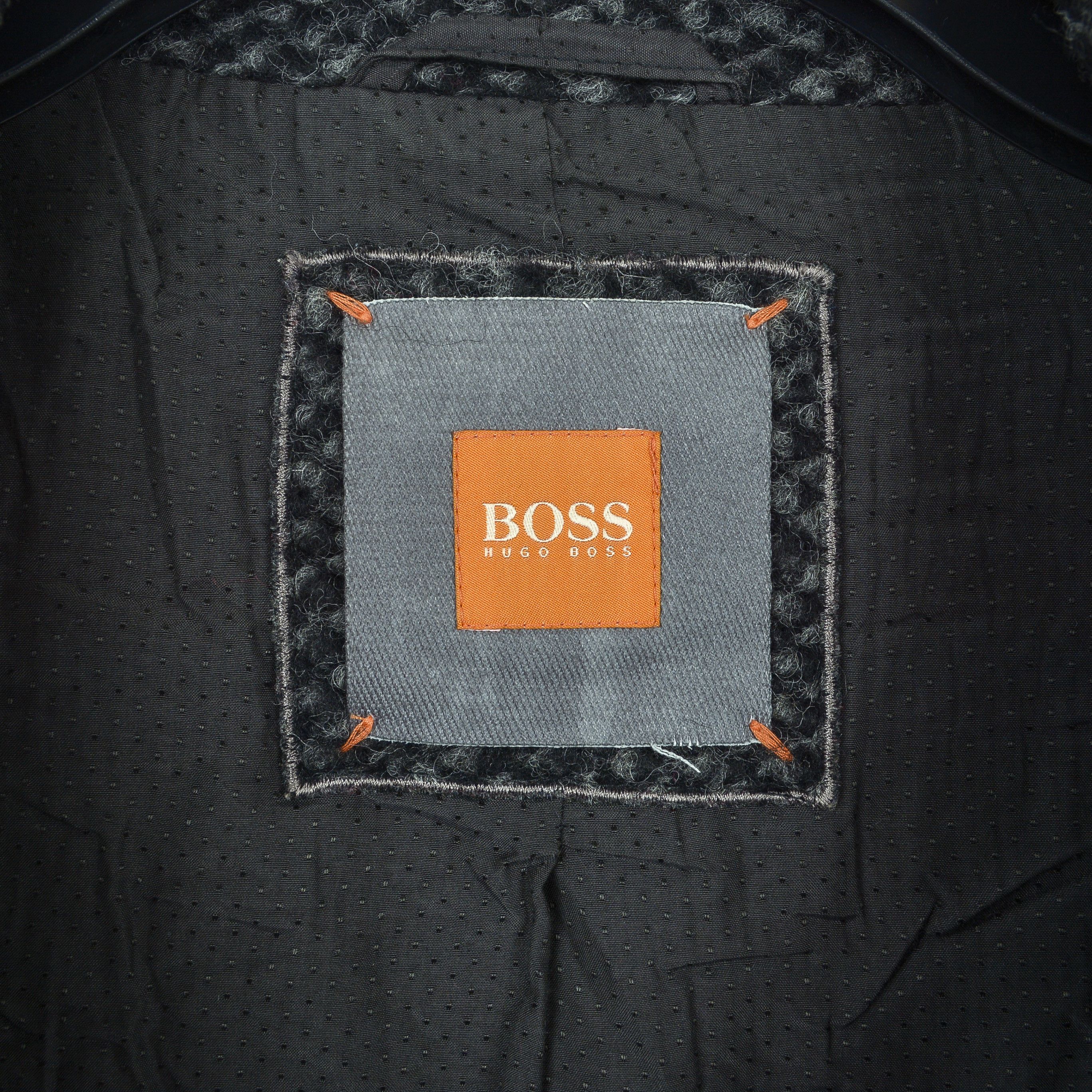 Hugo × Hugo Boss L Wool Coat Overcoat Belted Jacket Button Up Midi Outerwear Size L / US 10 / IT 46 - 6 Thumbnail