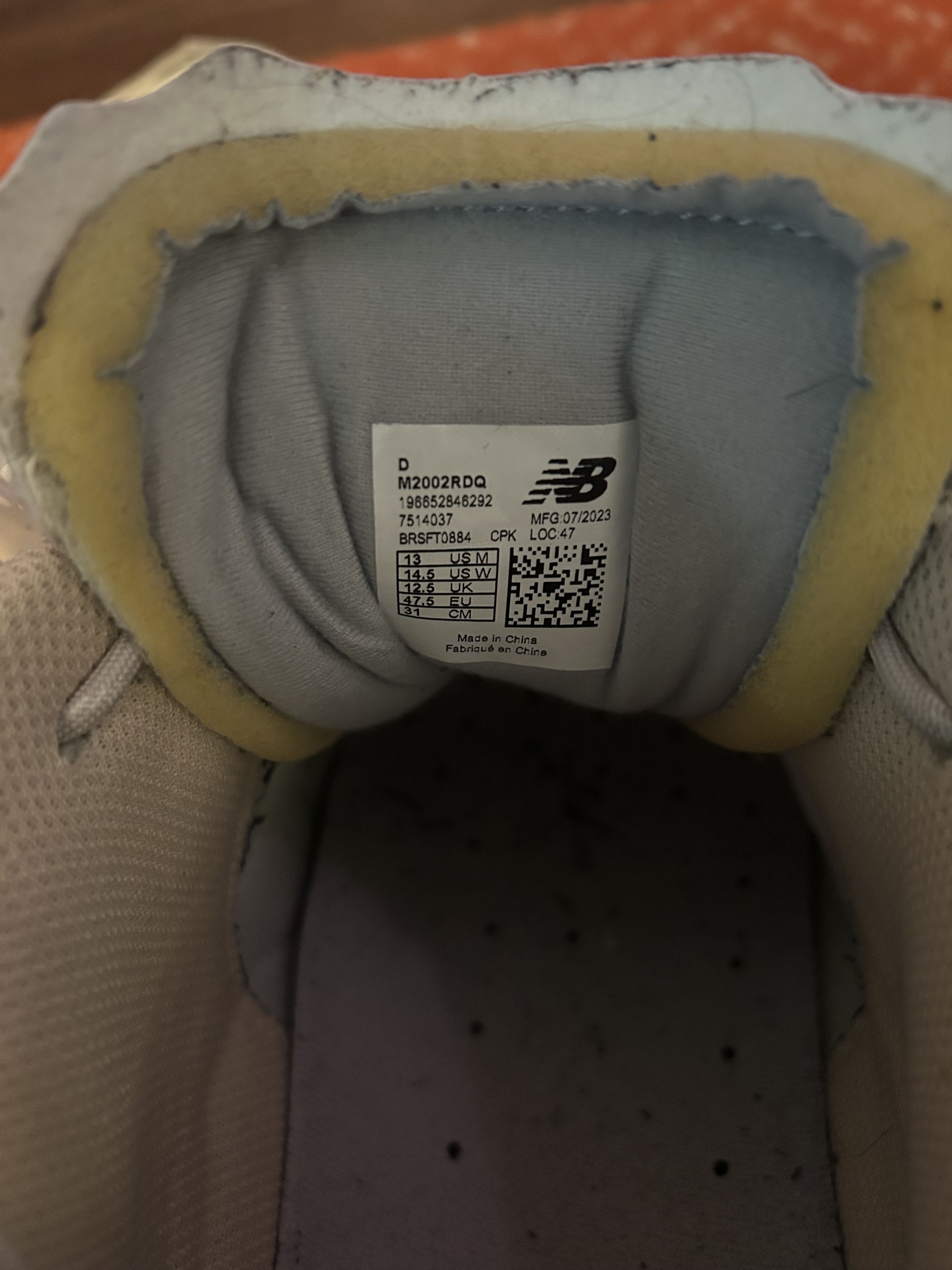 New Balance New balance 2002R sandstone size 13 Size US 13 / EU 46 - 7 Thumbnail