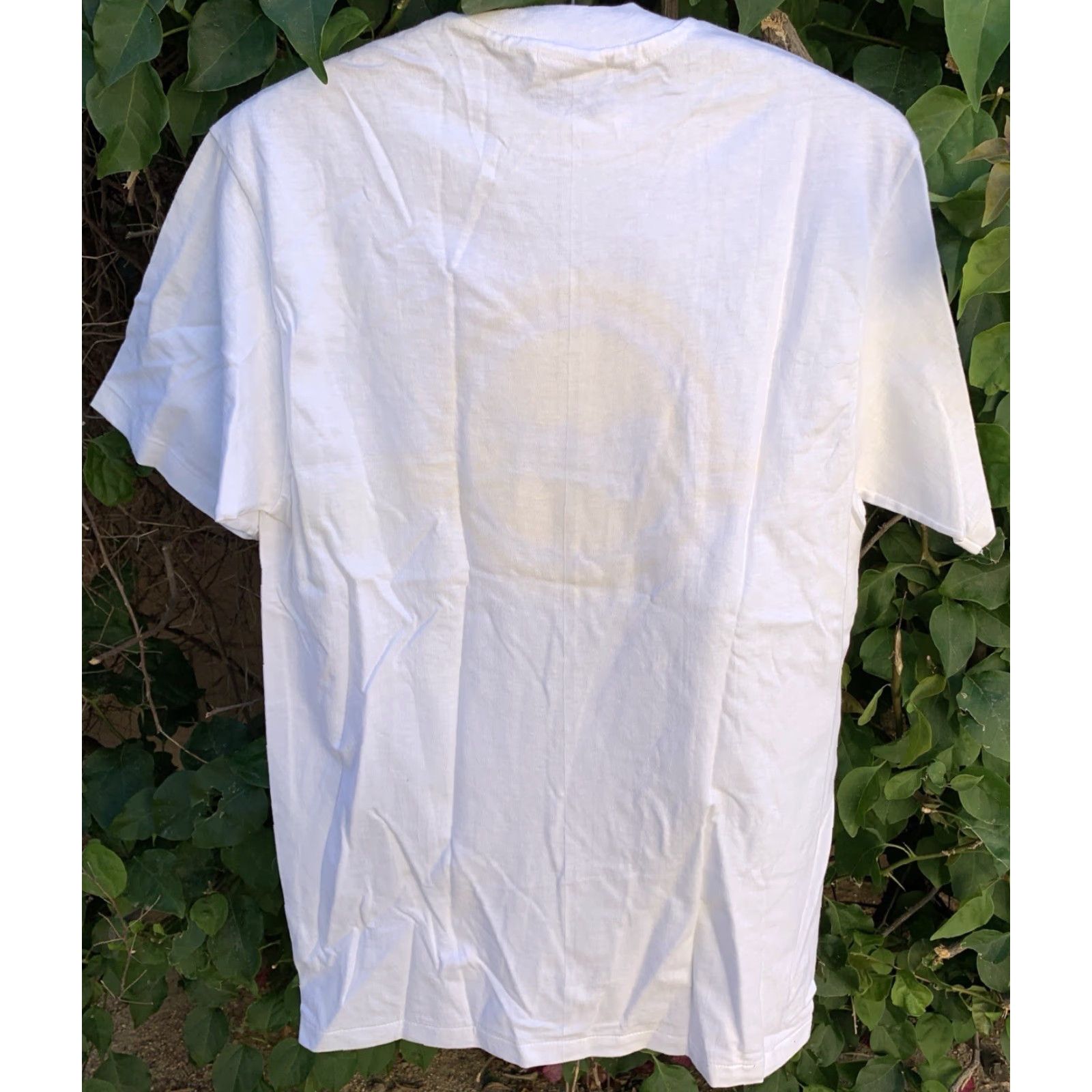 Hanes VINTAGE Creating A Sober World USSR CCCP T Shirt Single Stitch L Men White Cotton Hanes Beefy-T Size US L / EU 52-54 / 3 - 4 Thumbnail
