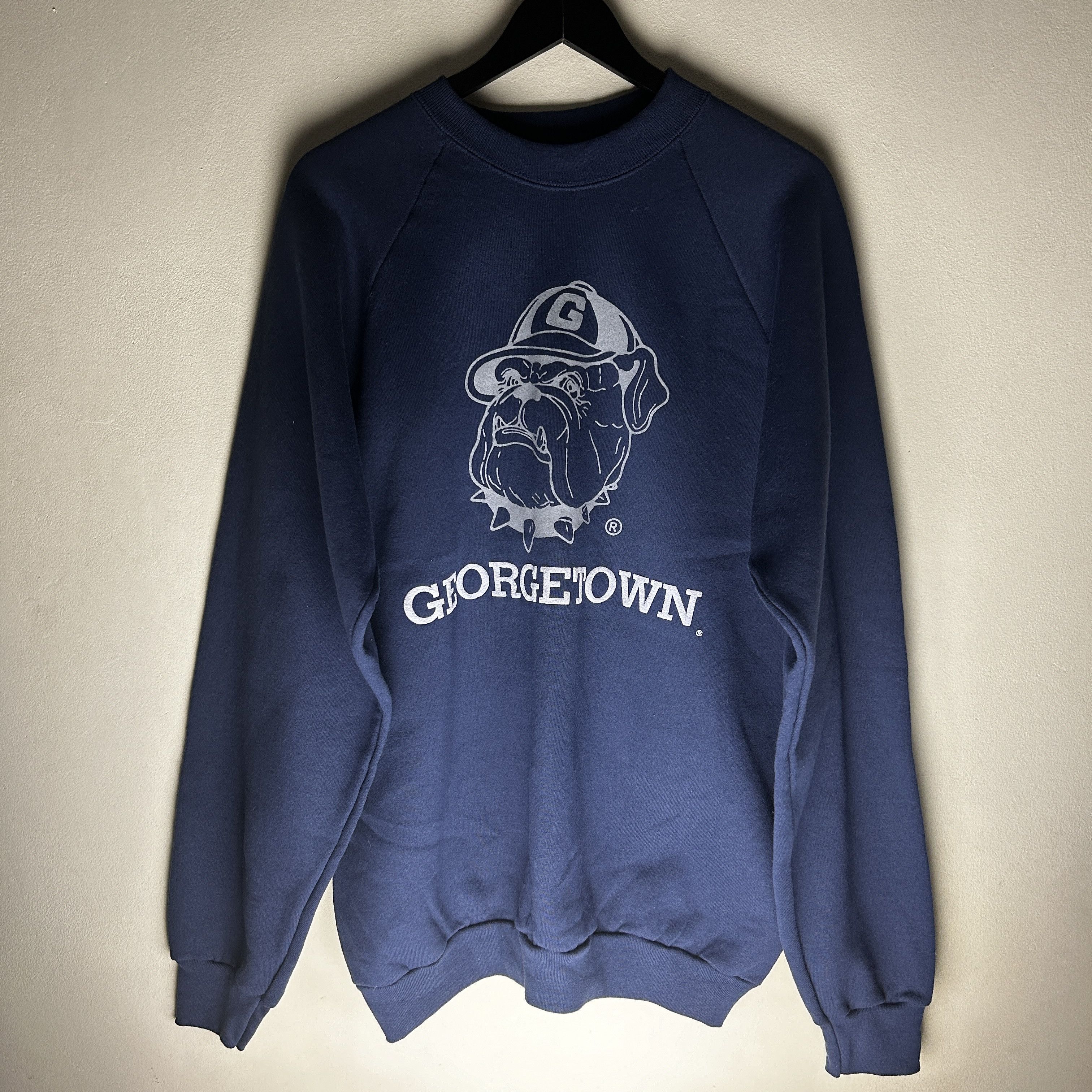 NCAA Vintage Georgetown Hoyas 90's Crewneck Sweatshirt Size US XXL / EU 58 / 5 - 1 Thumbnail