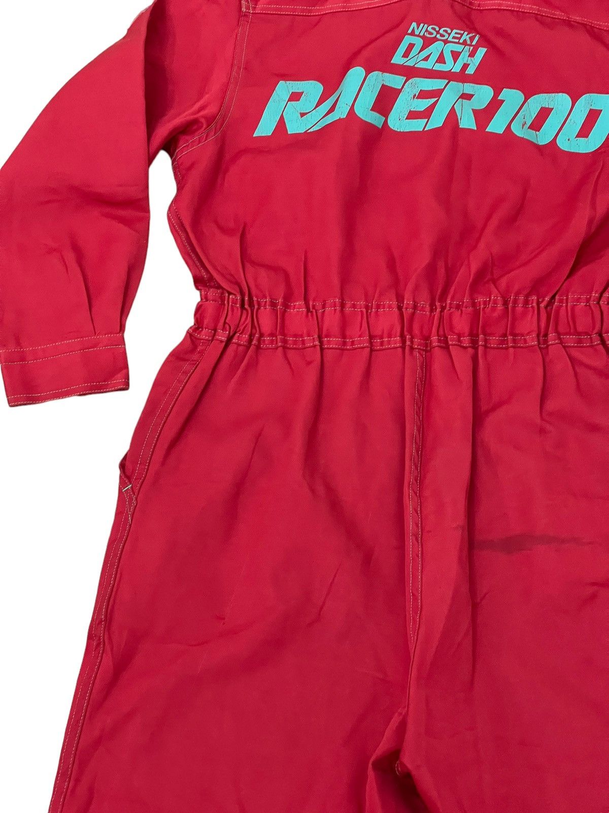 Japanese Brand Jumpsuit Vtg 90s Nisseki Dash Racer Overalls 5🟩2 Size US 32 / EU 48 - 7 Thumbnail