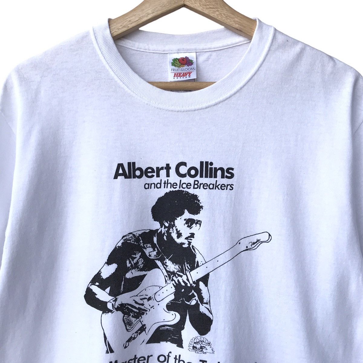 Band Tees × Fruit Of The Loom × Vintage Albert Collins And The Ice Breakers Vintage 2000s Blues Tee Size US M / EU 48-50 / 2 - 3 Thumbnail