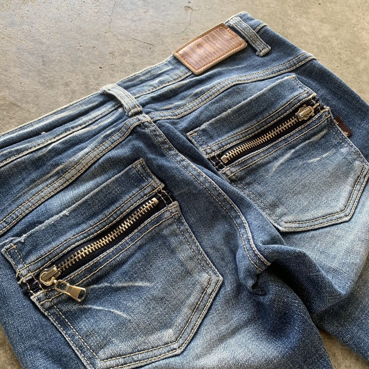 Other Vintage Japanese d.i.a Zipper Skinny Jeans Size US 28 / EU 44 - 13 Thumbnail
