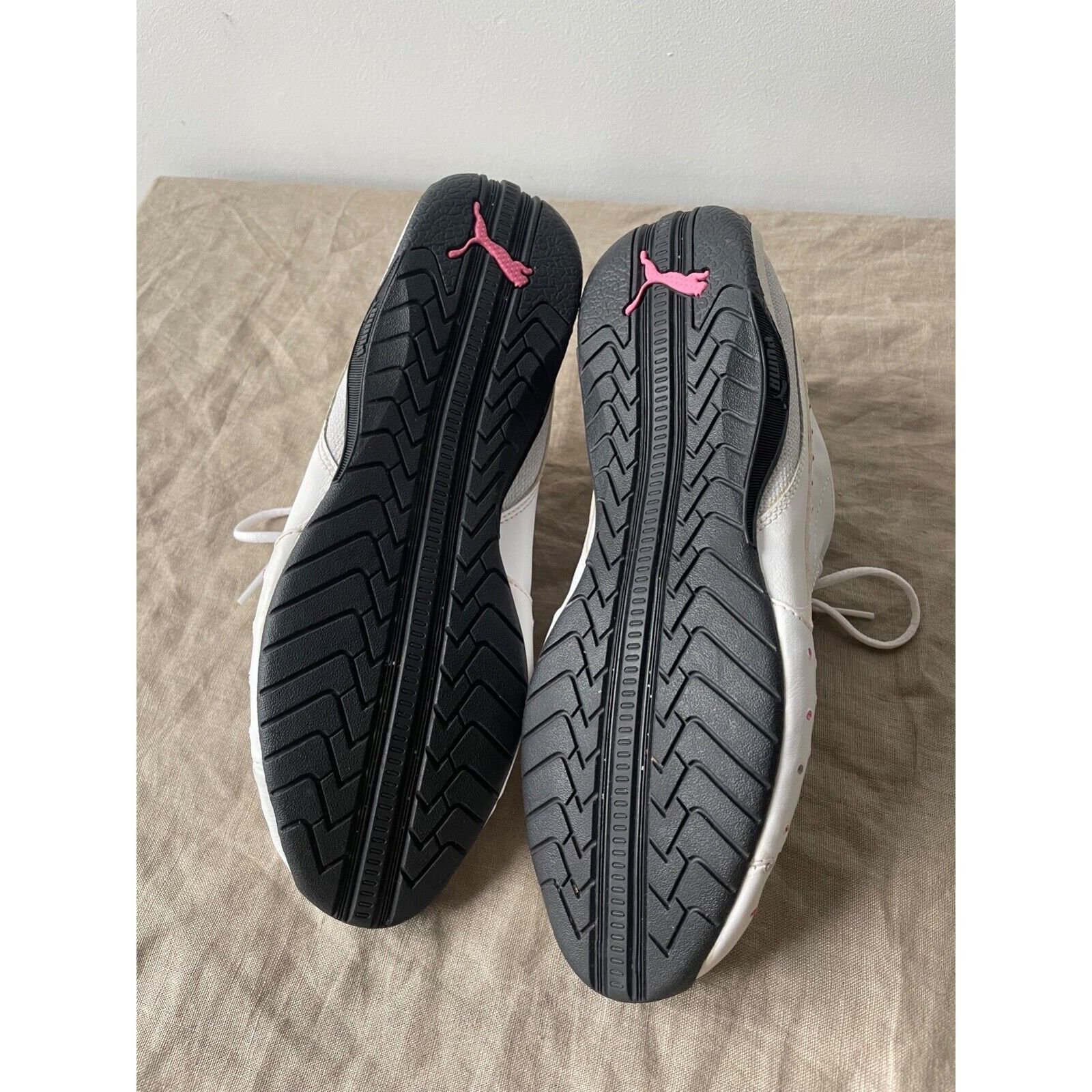 Puma Puma Y2K Vintage Racing Rhinhstones Flat Trainers 8419AC Size US 8.5 / IT 38.5 - 8 Thumbnail