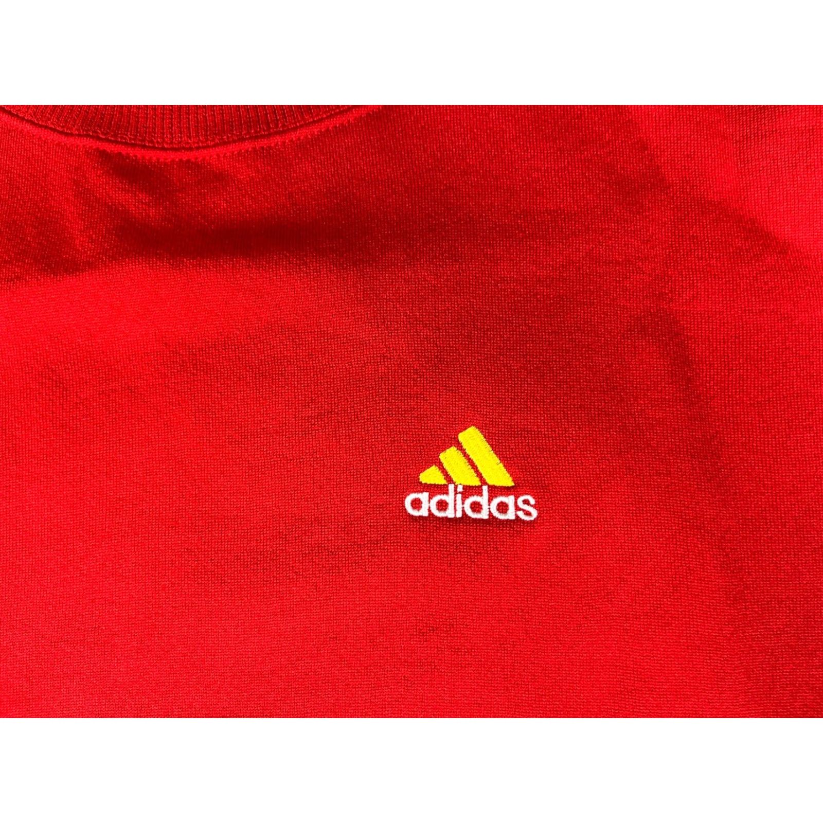 Adidas VINTAGE adidas Sweatshirt Men’s 90s Crewneck Red L Long Sleeve Pullover Logo Embroidered Sweatshirt Size US L / EU 52-54 / 3 - 5 Thumbnail