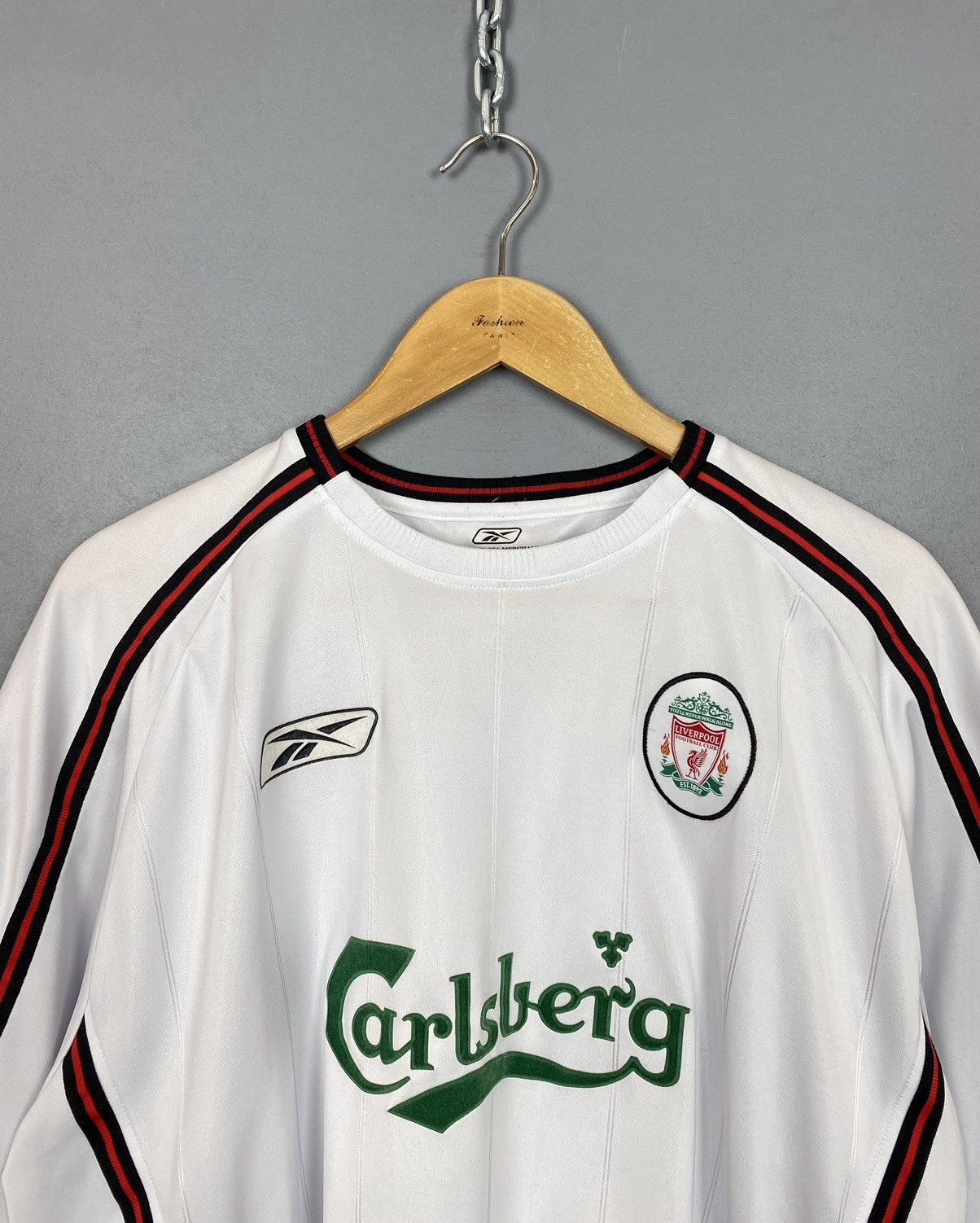 Reebok Vintage 90s Liverpool Soccer Jersey Carlsberg Football Shirt Size US XL / EU 56 / 4 - 2 Thumbnail