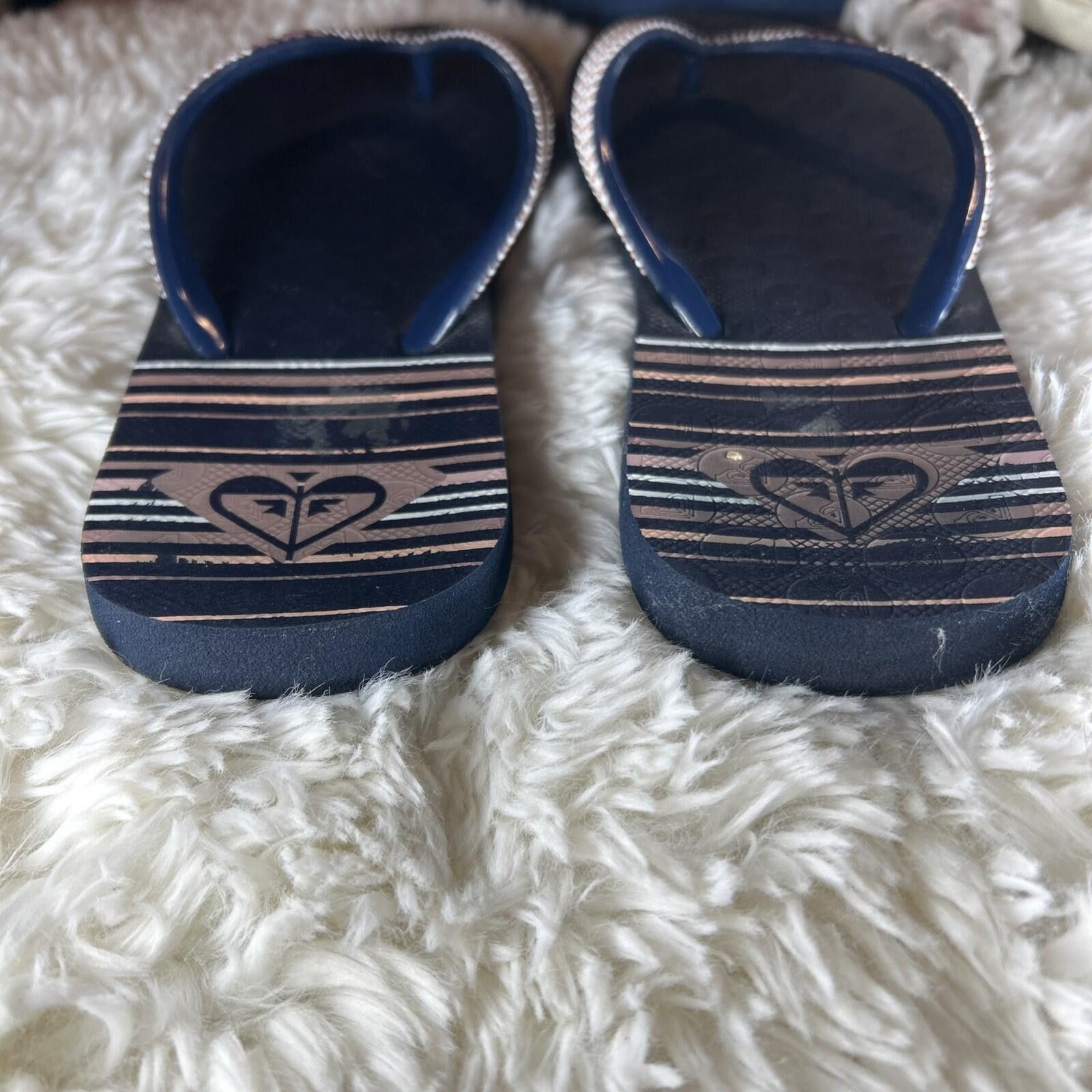 Royal Robbins ROXY Lei Women’s Sz. 7-8 Beads Beach Summer Stripe Flip-Flop Size US 6 / IT 36 - 6 Thumbnail