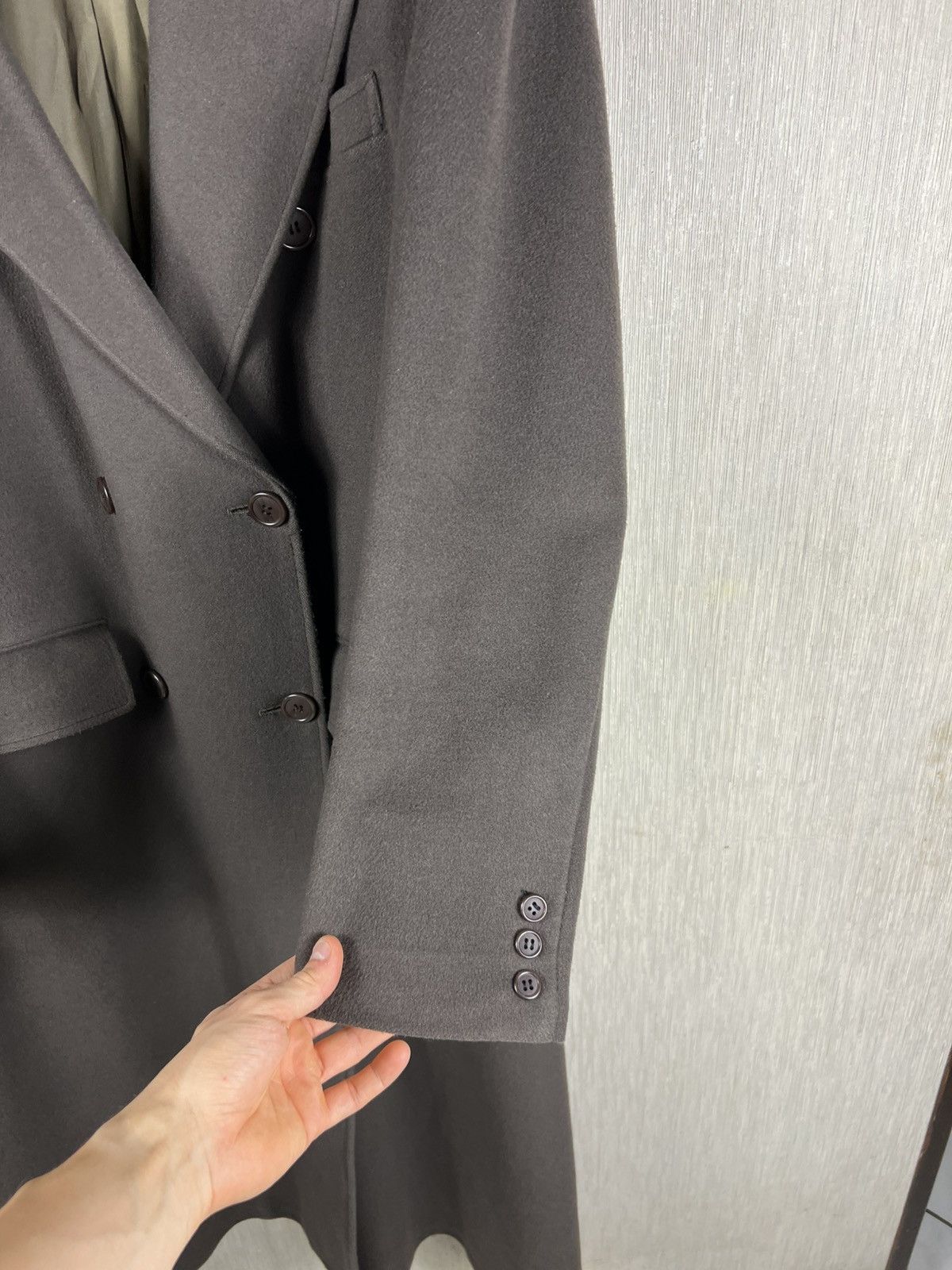 Mulberry Vintage 90s Mulberry wool cashmere double-breasted long coat Size US M / EU 48-50 / 2 - 8 Thumbnail