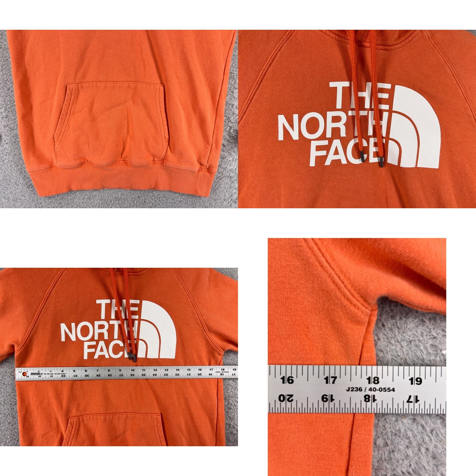 The North Face The North Face Hoodie Women XS Orange Logo Pocket Pullover Womens Size XS / US 0-2 / IT 36-38 - 8 Thumbnail