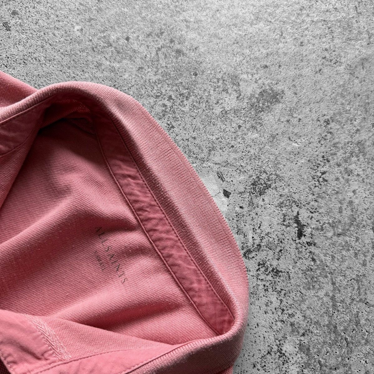 Allsaints AllSaints Mens Pink Polo Shirt Original Logo Short Sleeve Size US XS / EU 42 / 0 - 5 Thumbnail