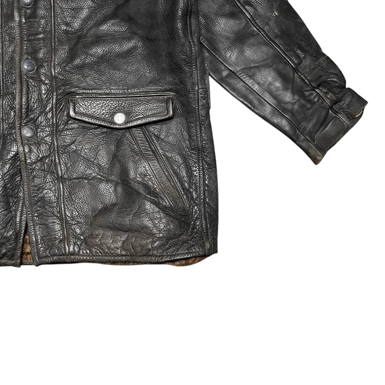 Japanese Brand Vintage King City Leather Jacket Size US M / EU 48-50 / 2 - 4 Thumbnail