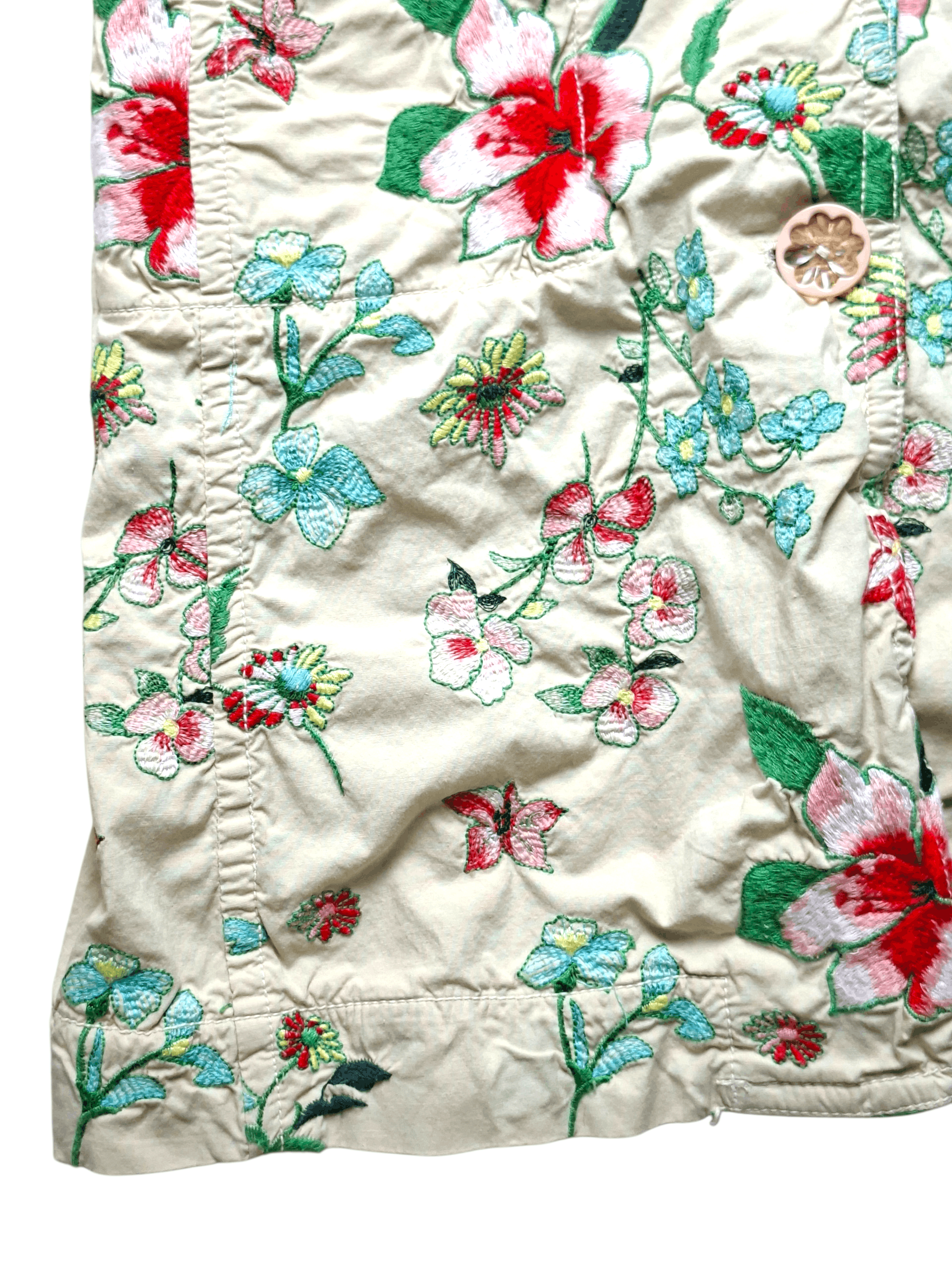 Johnny Was Johnny Was Embroidered Floral Trench Coat Made in USA Size S / US 4 / IT 40 - 9 Thumbnail
