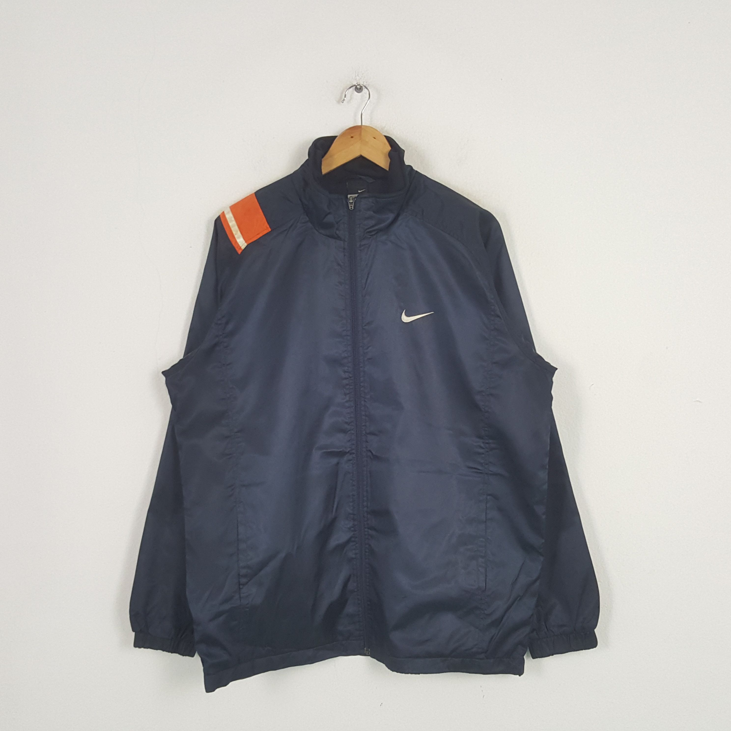 Nike × Vintage Vintage Nike American Sportwear Big Swoosh Jacket C281N11 Size US XL / EU 56 / 4 - 3 Thumbnail