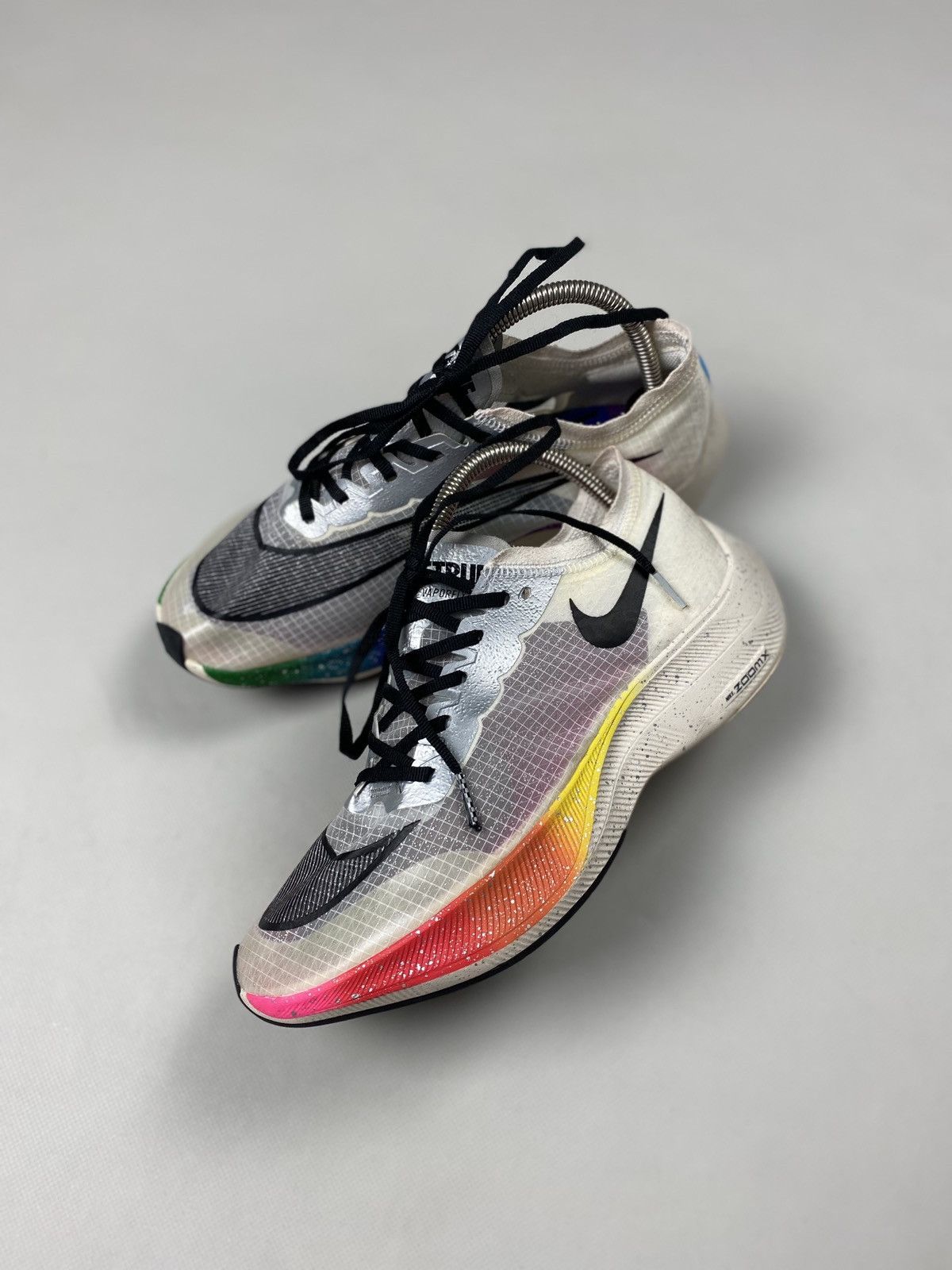 Nike Nike Zoom X Vaporfly Next ‘Be True’ Pride Marathon Sneakers Size US 7 / EU 40 - 18 Thumbnail