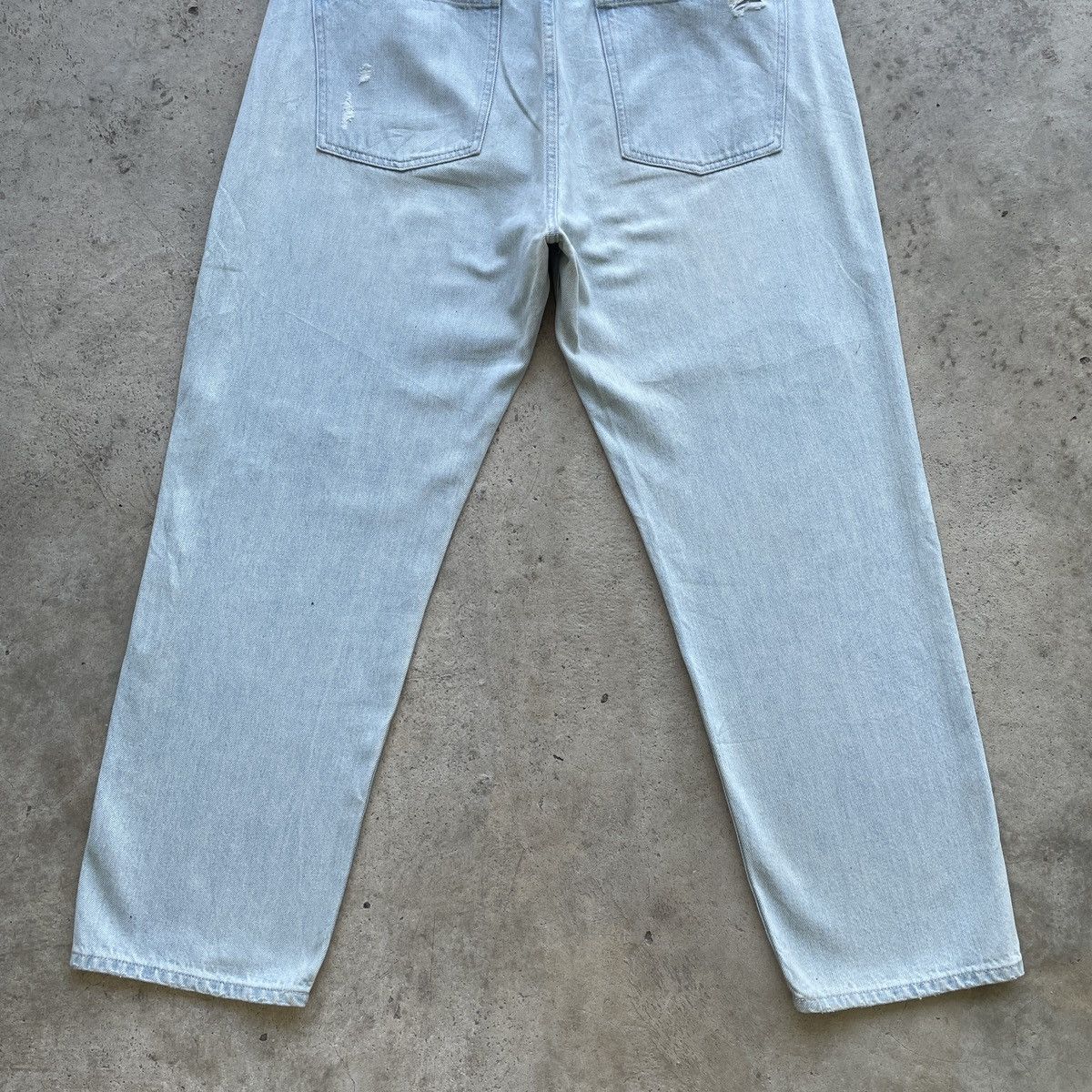 Japanese Brand Vintage Japanese Light Distressed Jean Denim Pants Faded W36 Size US 36 / EU 52 - 9 Thumbnail