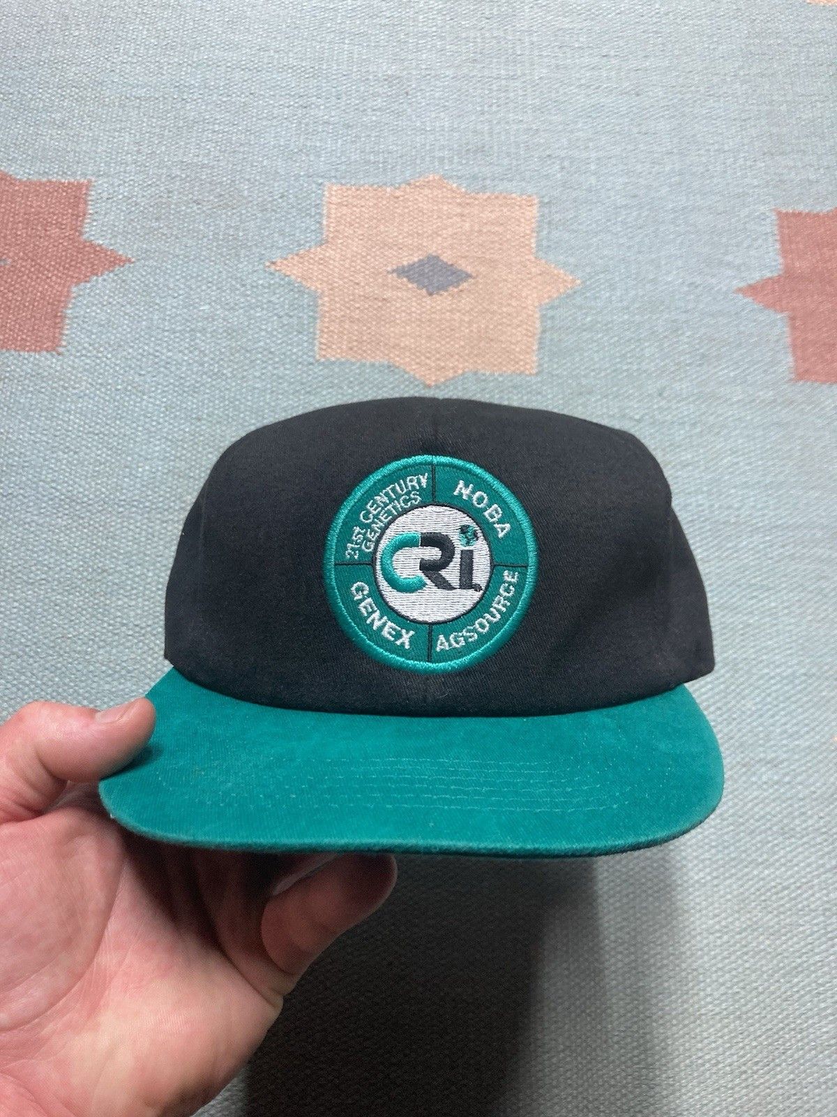 Vintage k products snapback hat 21st century genetics noba farm feed Size ONE SIZE - 2 Thumbnail