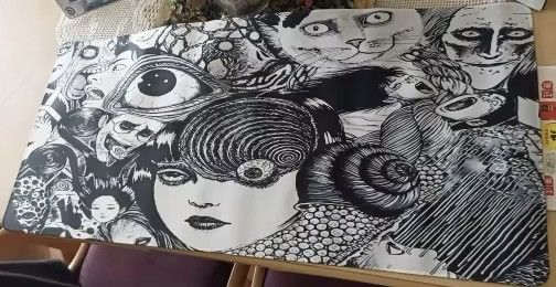 Anime × Japanese Brand × Vintage Anime Junji Ito Anti-slip MousePads Size ONE SIZE - 5 Thumbnail