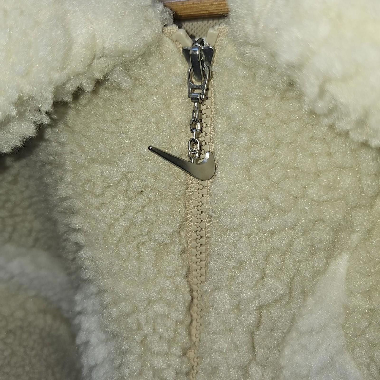 Nike Nike Women's Cream Sherpa Jacket Size S / US 4 / IT 40 - 6 Thumbnail