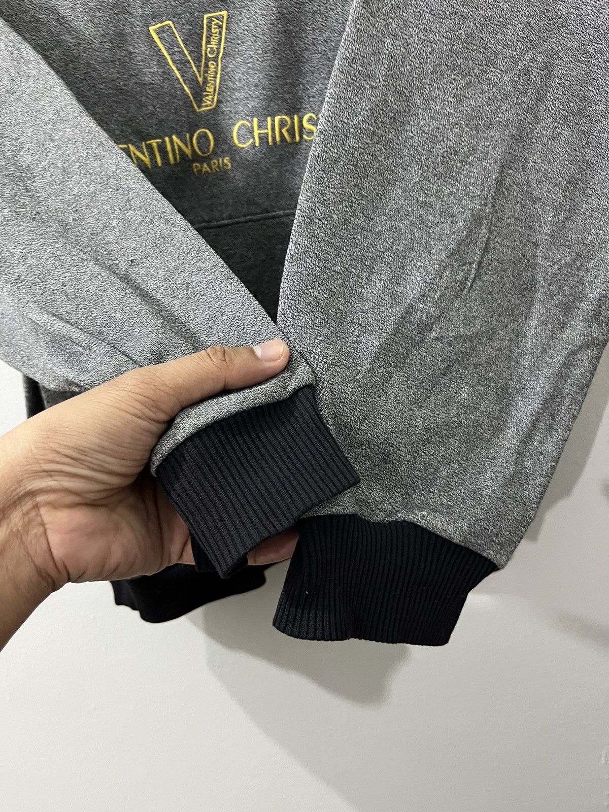 Gianni Valentino Vintage Valentino Christy Paris Grey Pullover Sweatshirts Size L / US 10 / IT 46 - 7 Thumbnail