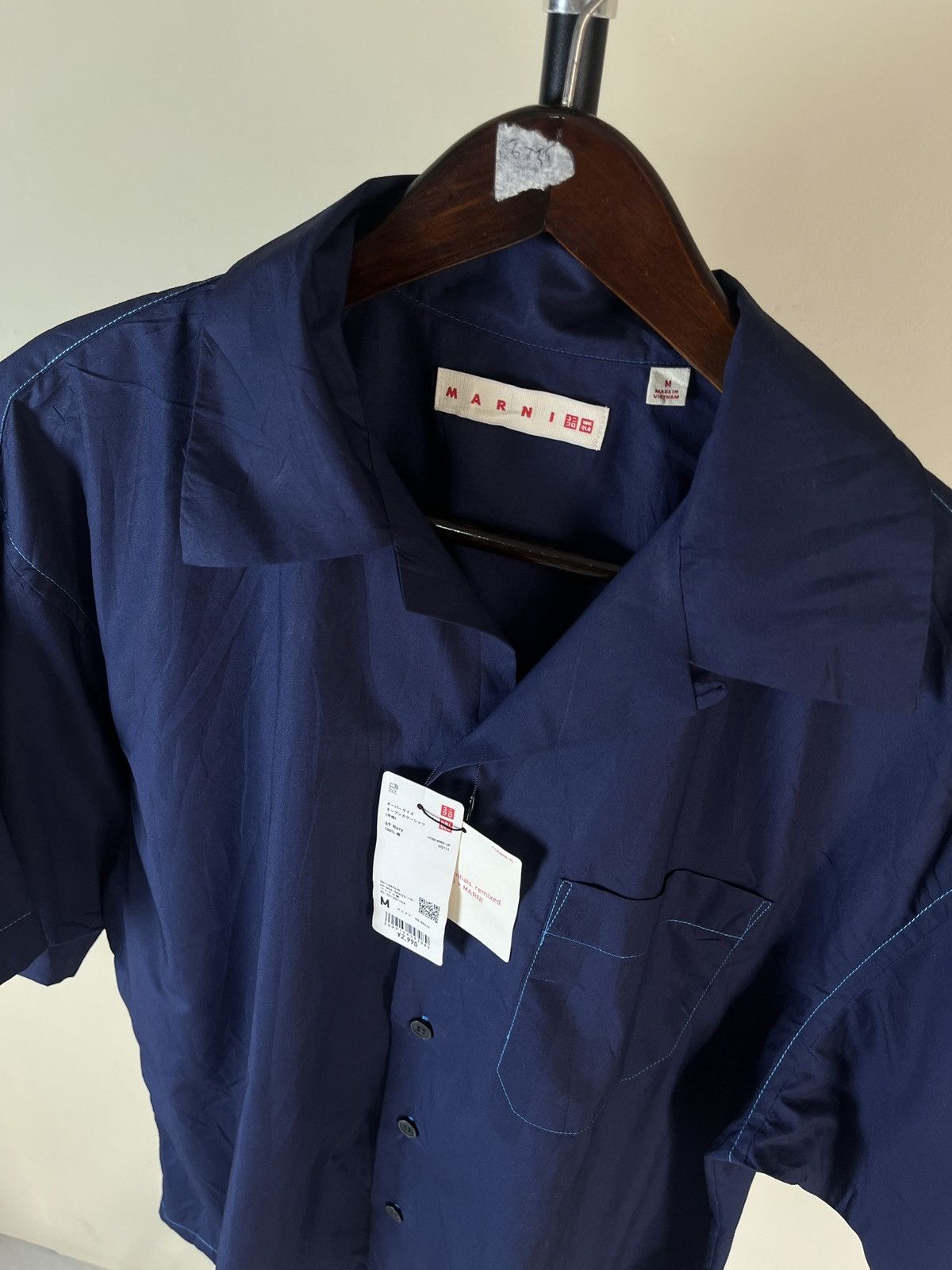 Marni × Uniqlo Marni x Uniqlo Open Collar Shirt Size US M / EU 48-50 / 2 - 3 Thumbnail