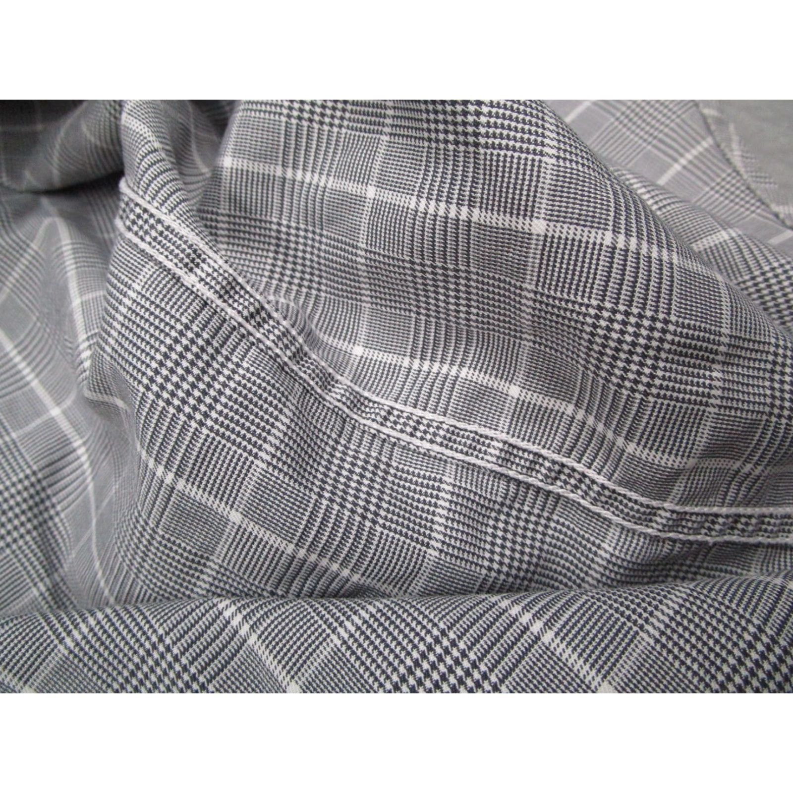 Frank & Eileen VINTAGE Frank & Eileen Shirt Women S Gray Check Knit Button-Up Work Travel Casual Size S / US 4 / IT 40 - 3 Thumbnail