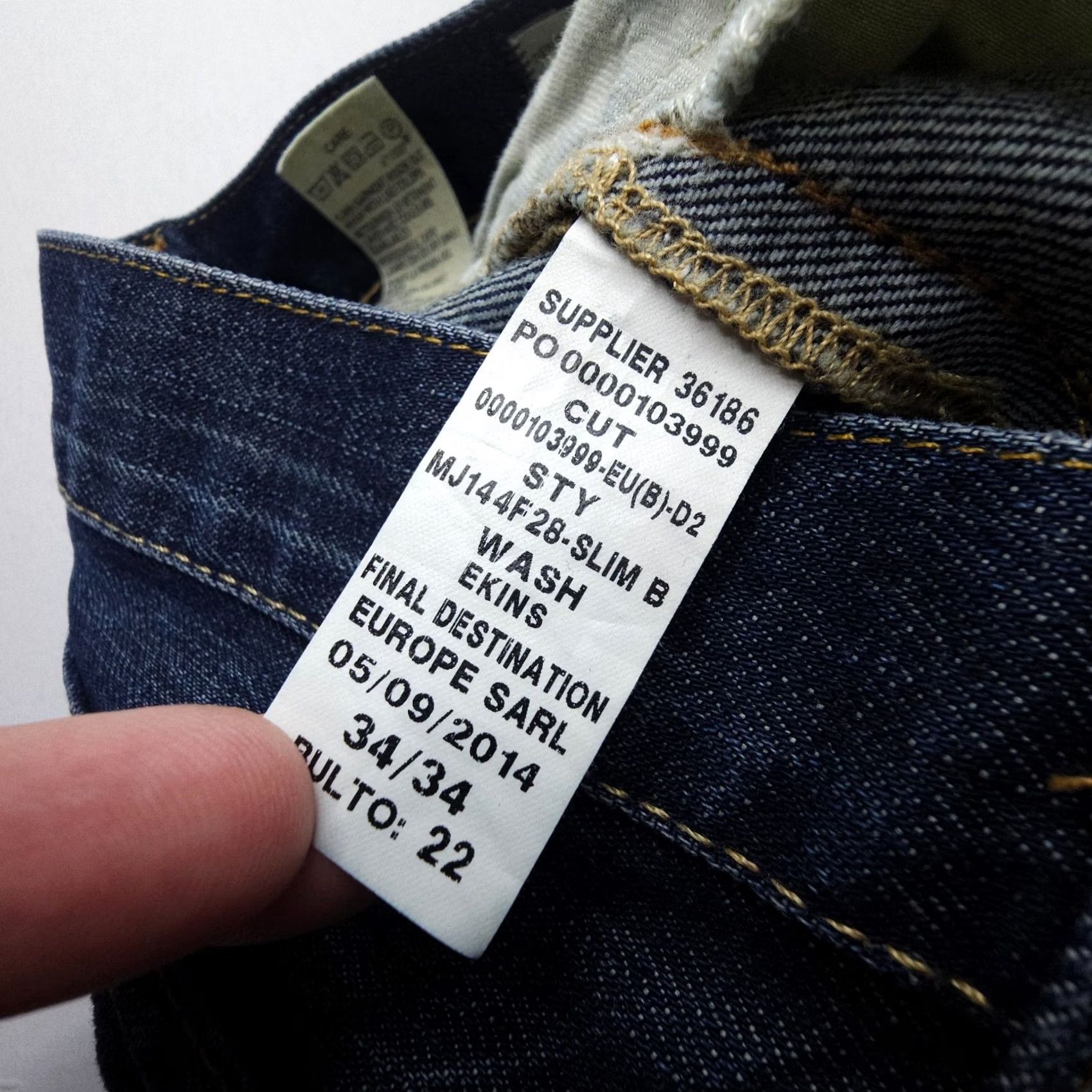 Ralph Lauren Ralph Lauren Denim Supply Slim Straight Jeans Mens 34 x 34 Dark Wash Denim & Supply Size US 34 / EU 50 - 6 Thumbnail