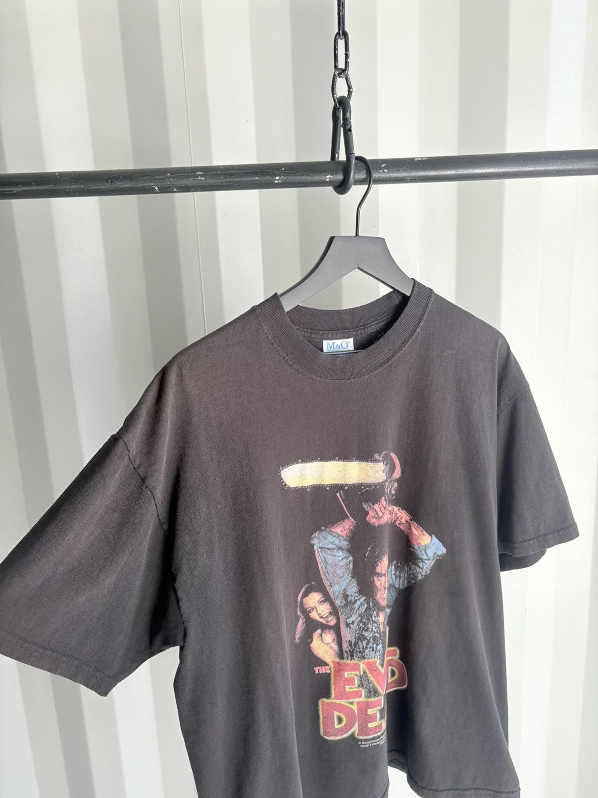 Vintage Thrashed Evil Dead Shirt Faded Distressed Grunge Band Size US XL / EU 56 / 4 - 4 Thumbnail