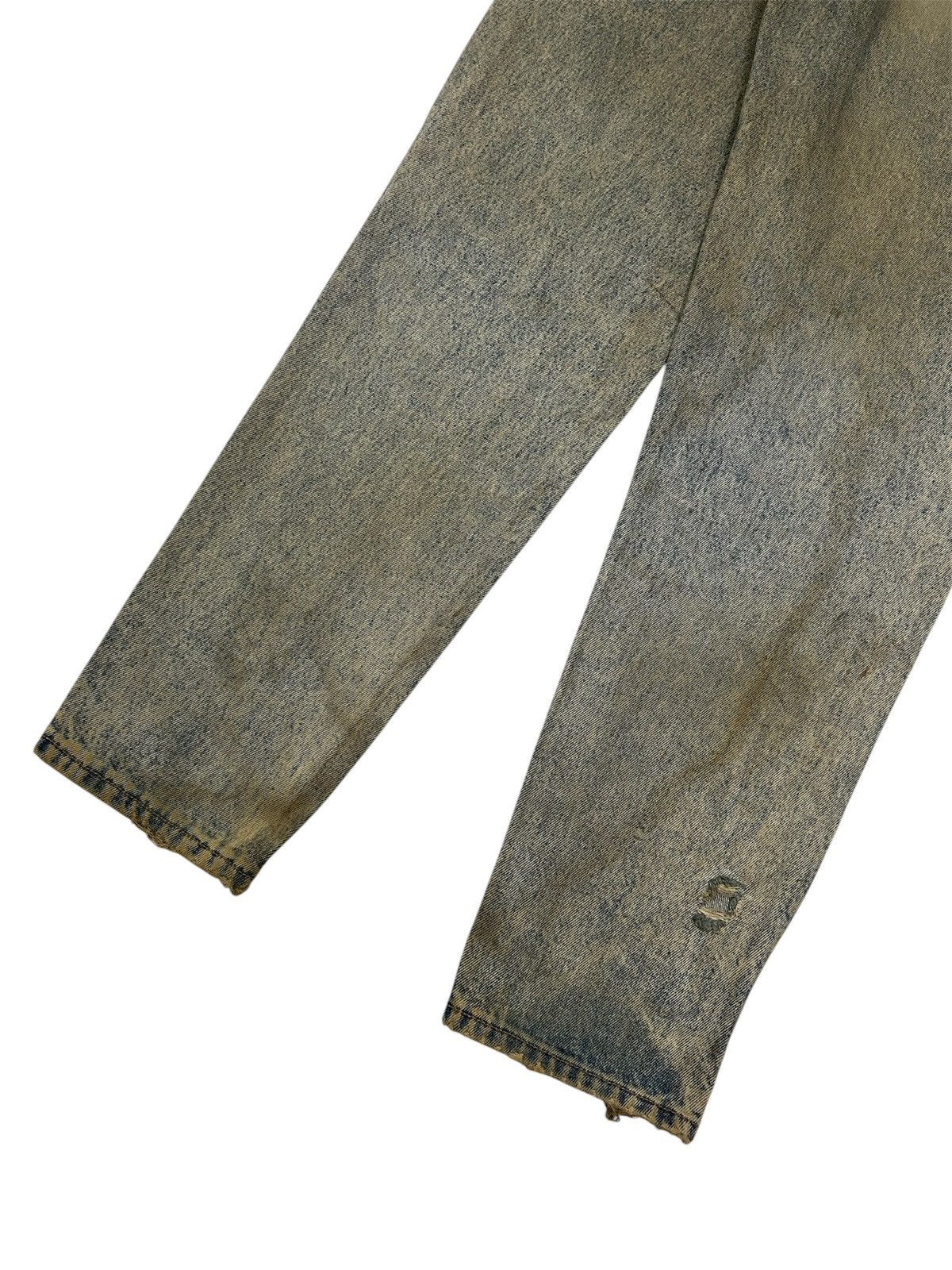 Japanese Brand Vintage Japanese Mud wash Distressed Tapered Jeans Size US 30 / EU 46 - 6 Thumbnail