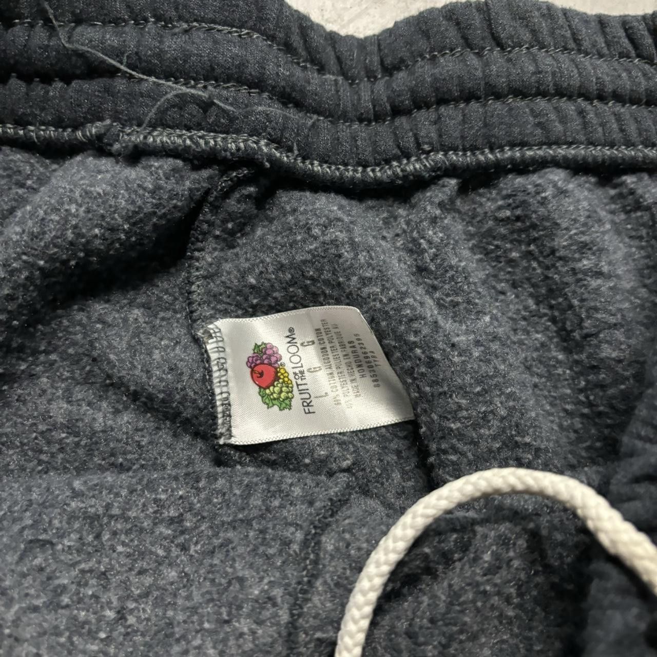 Japanese Brand × Vintage Crazy Vintage Y2K/2000s Dark Grey Skater Essential Sweatpants! Size US 32 / EU 48 - 6 Thumbnail