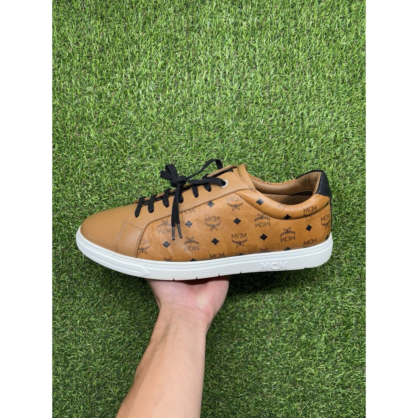 MCM MCM Terrain monogram-print sneakers | GOOD CONDITION! Size US 12 / EU 45 - 9 Thumbnail